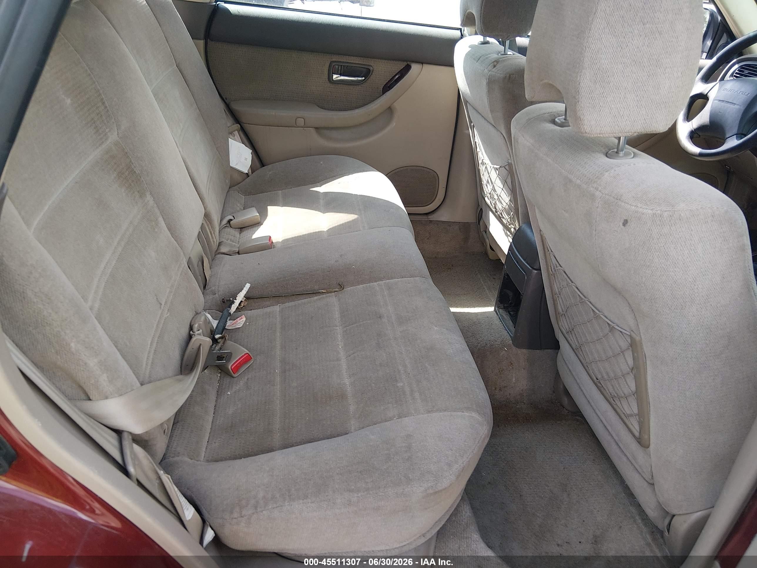 2003 Subaru Outback   Maroon vin: 4S3BH665636642697
