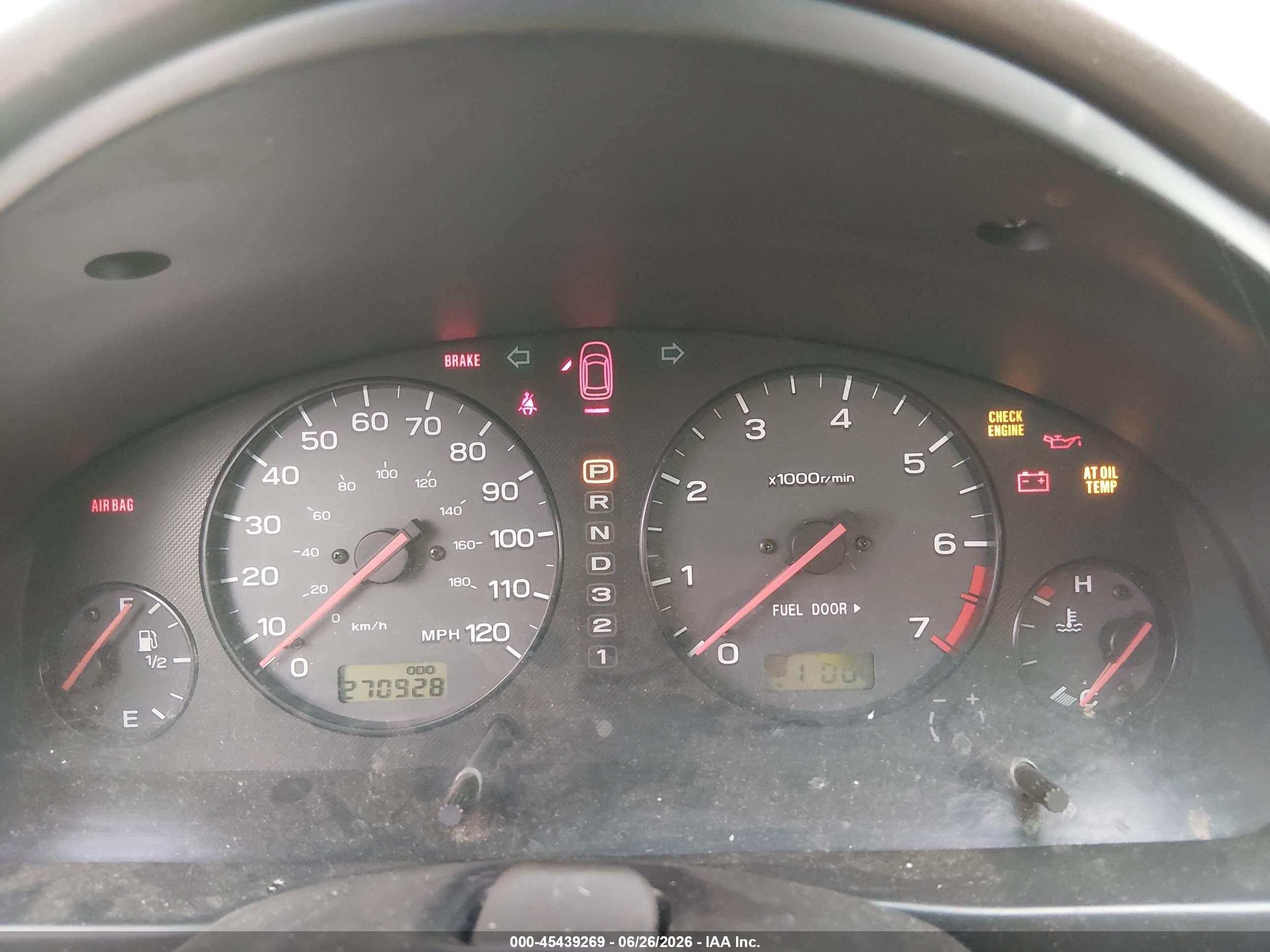2000 Subaru Outback   Red vin: 4S3BH6656Y7673157