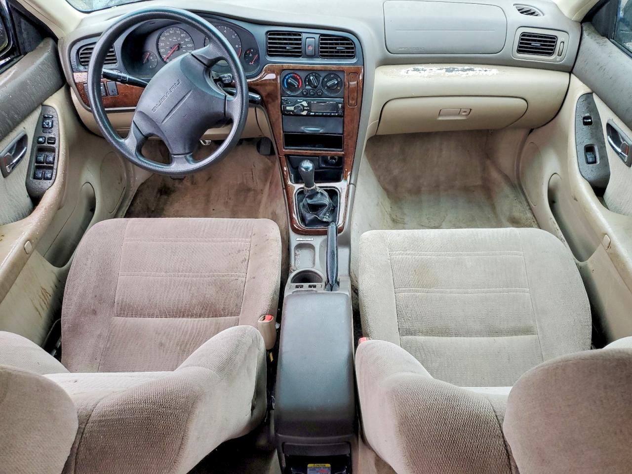 2001 Subaru Legacy Outback Green vin: 4S3BH665716605056
