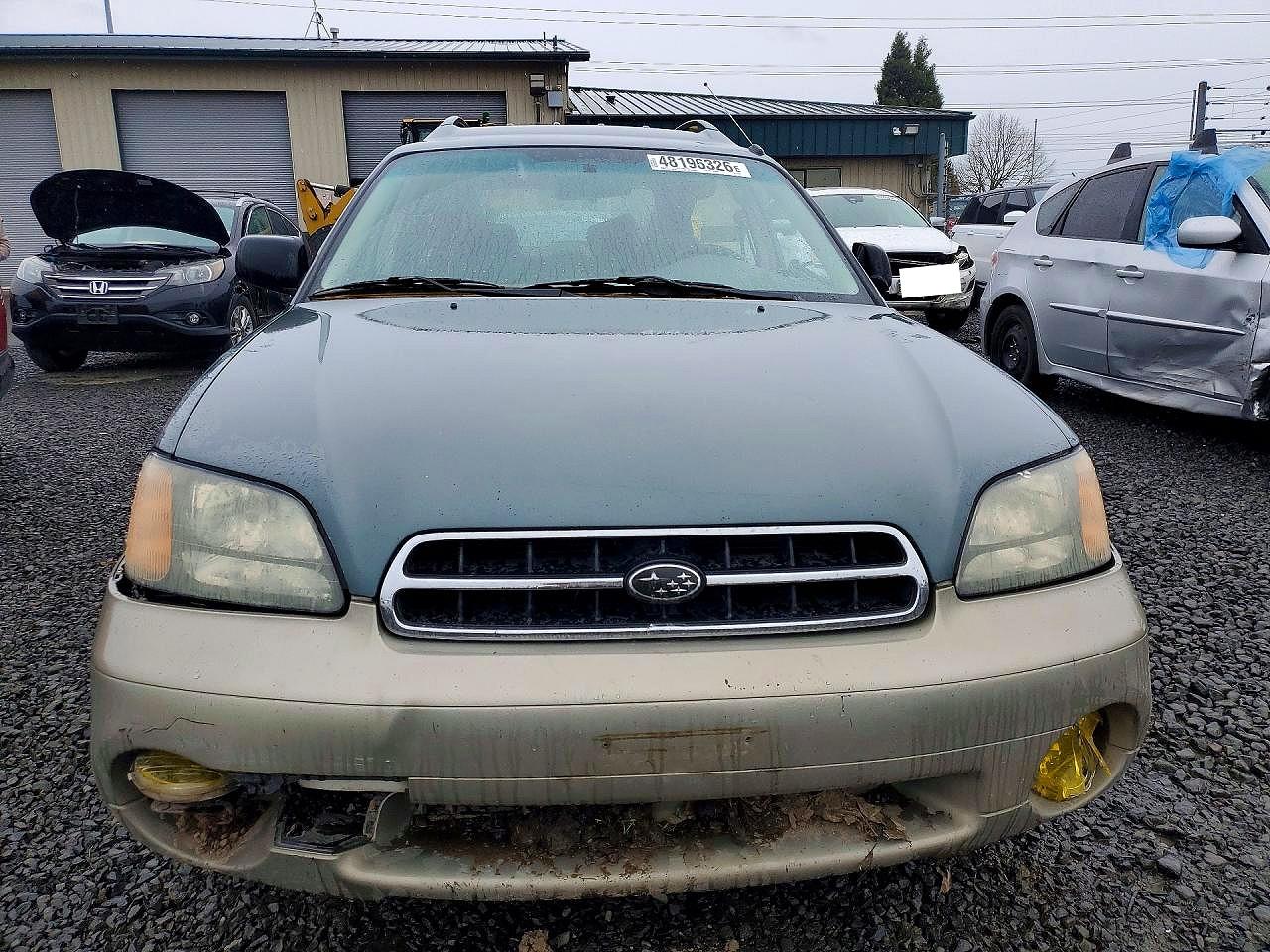 2001 Subaru Legacy Outback Green vin: 4S3BH665716605056