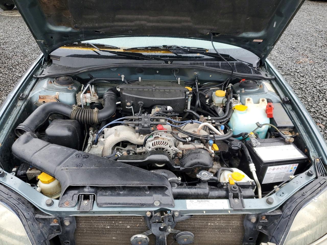 2001 Subaru Legacy Outback Green vin: 4S3BH665716605056