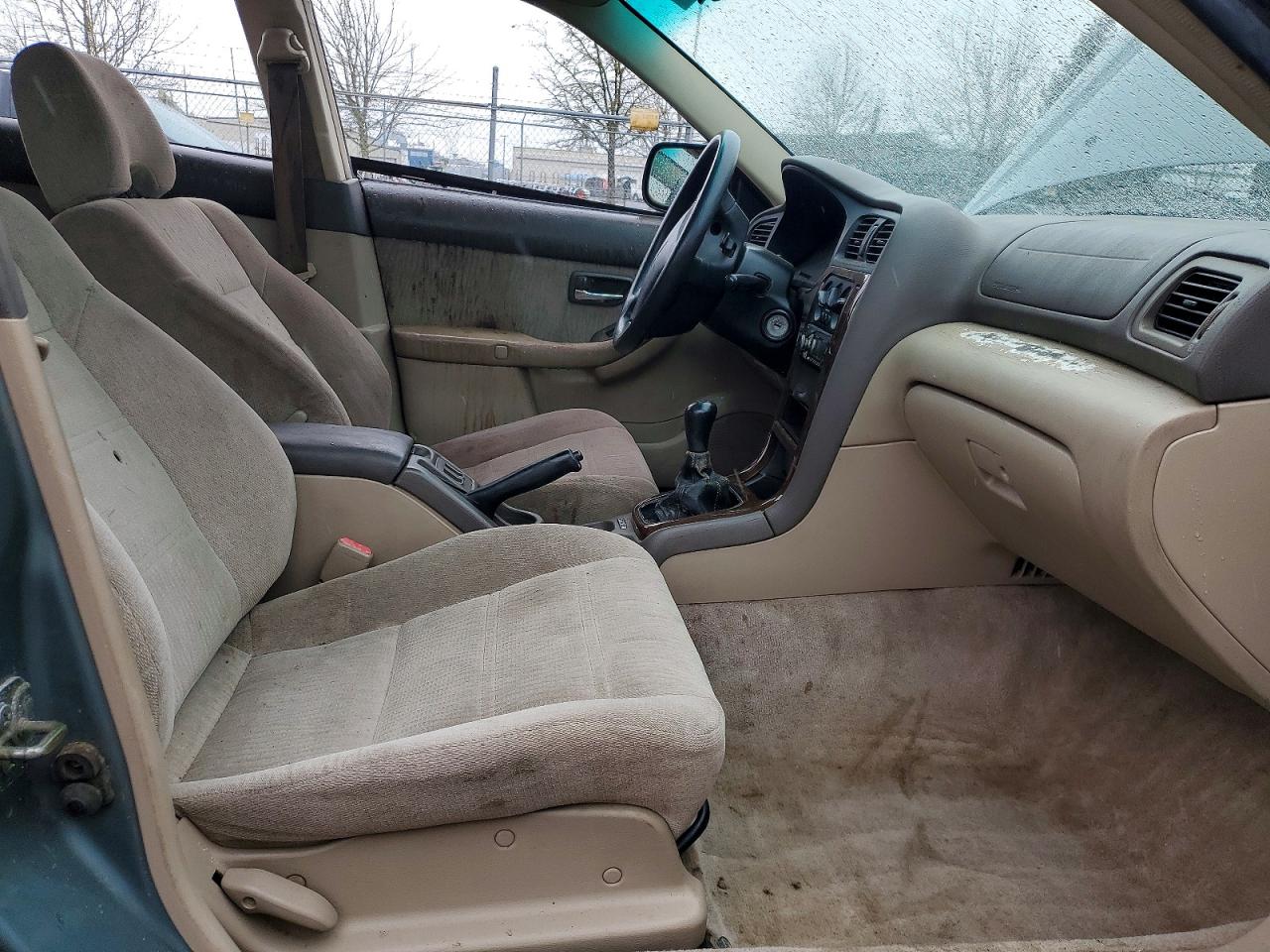 2001 Subaru Legacy Outback Green vin: 4S3BH665716605056