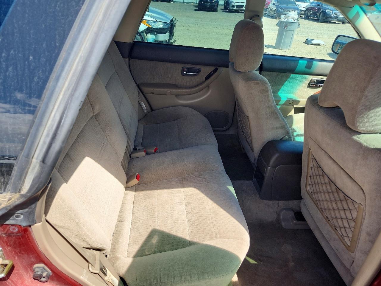 2002 Subaru Legacy Outback Burgundy vin: 4S3BH665727604629