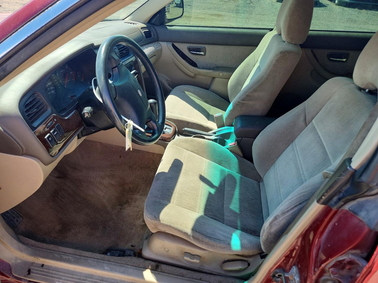 2002 Subaru Legacy Outback Burgundy vin: 4S3BH665727604629