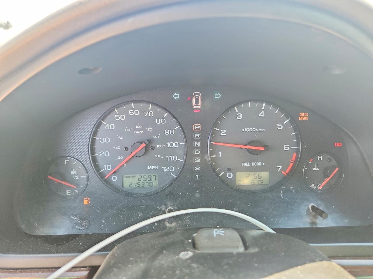2002 Subaru Legacy Outback Burgundy vin: 4S3BH665727604629