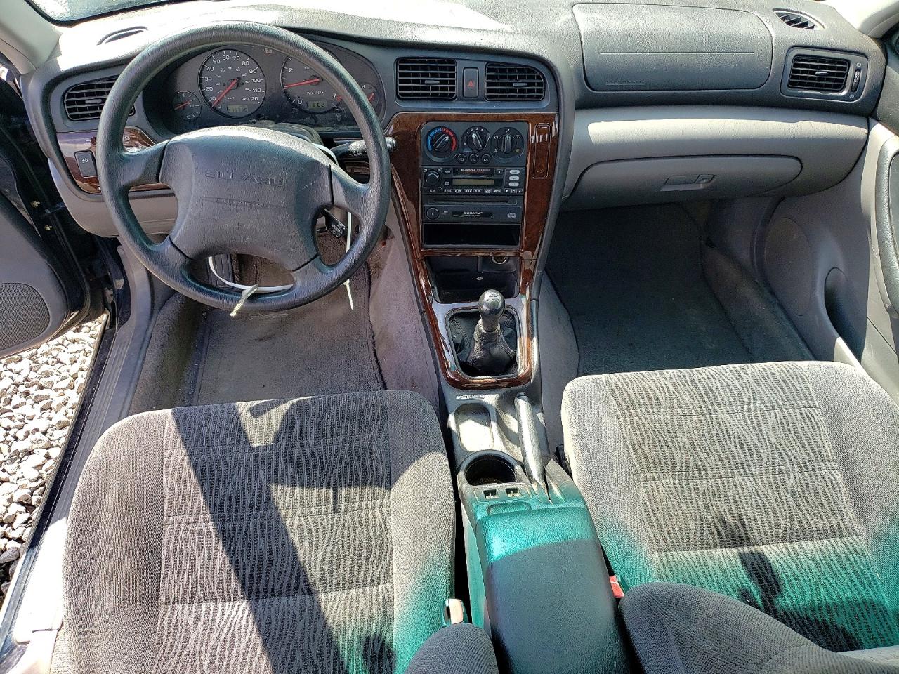 2000 Subaru Legacy Outback Blue vin: 4S3BH6657Y6673075