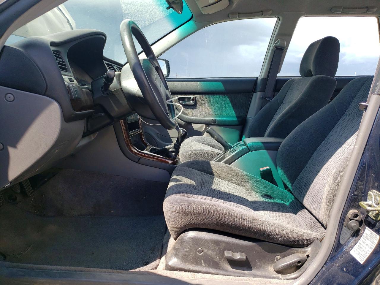 2000 Subaru Legacy Outback Blue vin: 4S3BH6657Y6673075