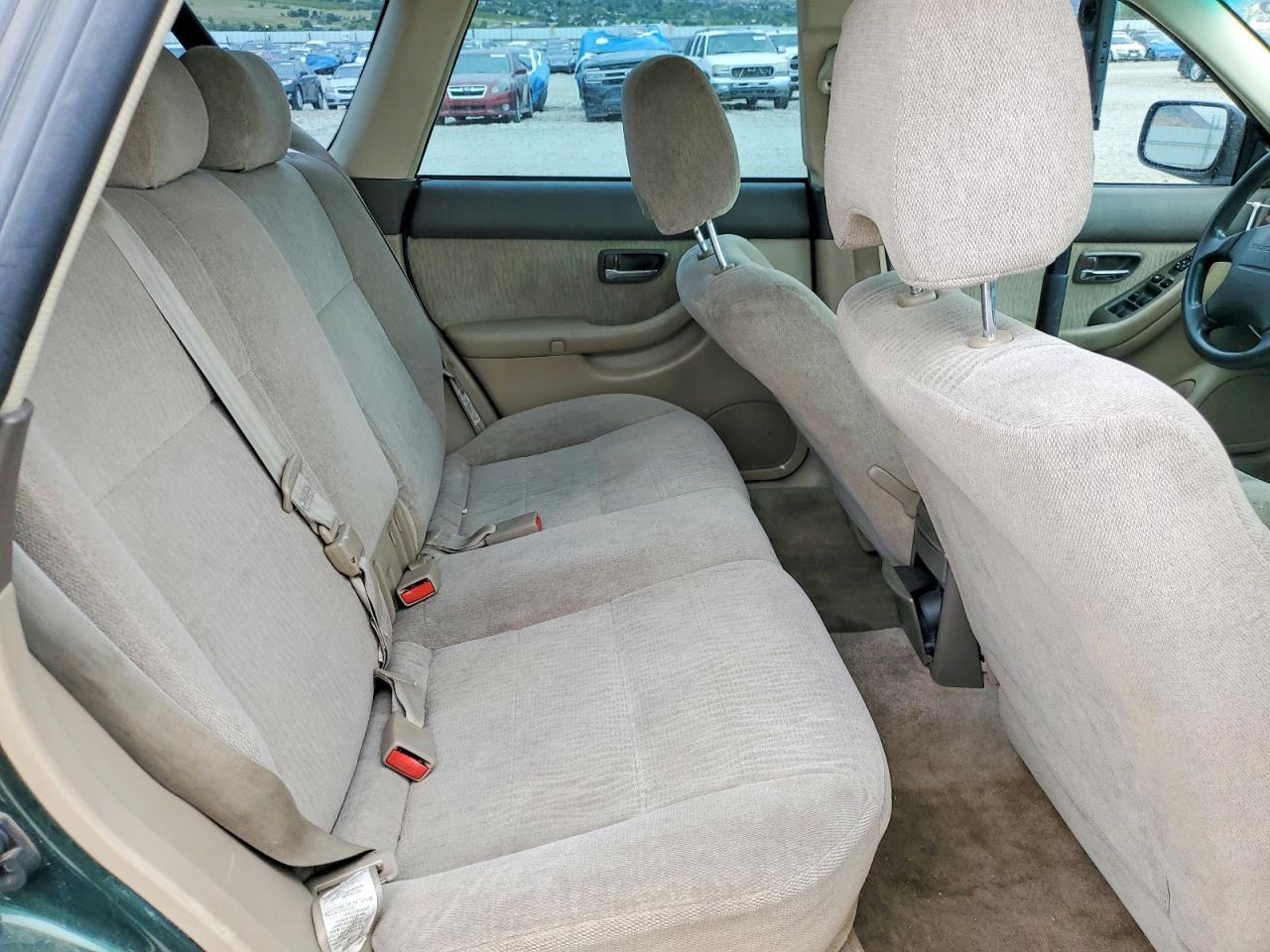 2000 Subaru Legacy Outback Зеленый vin: 4S3BH6657Y7650051