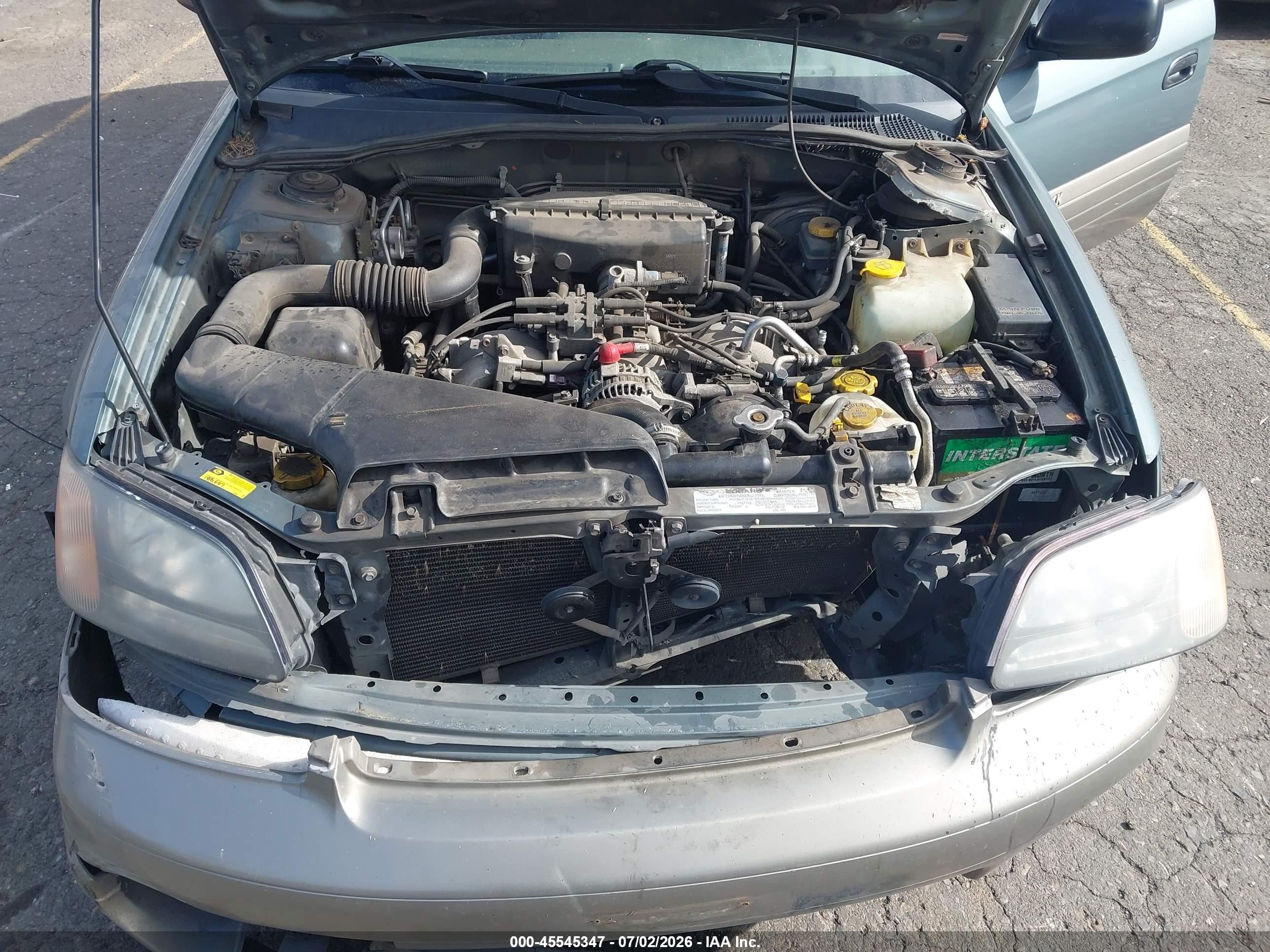 2001 Subaru Outback   Pewter vin: 4S3BH665817624824