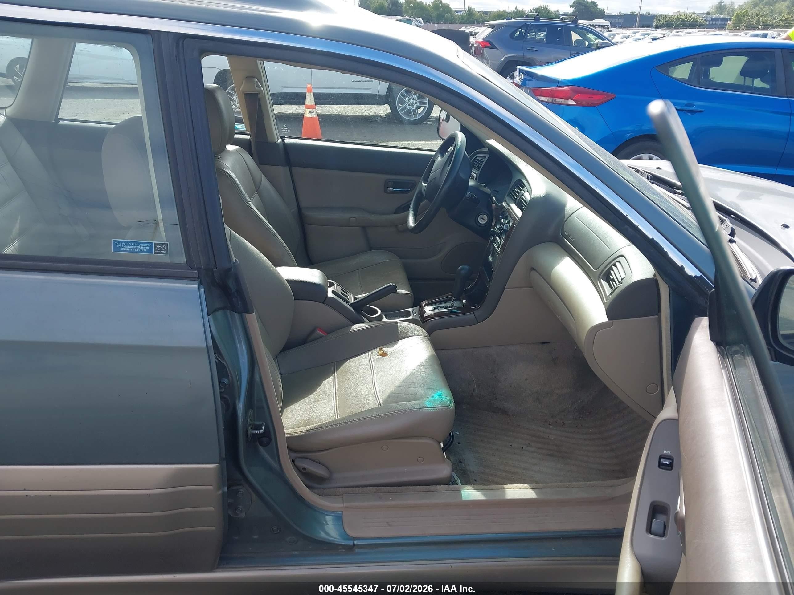 2001 Subaru Outback   Pewter vin: 4S3BH665817624824