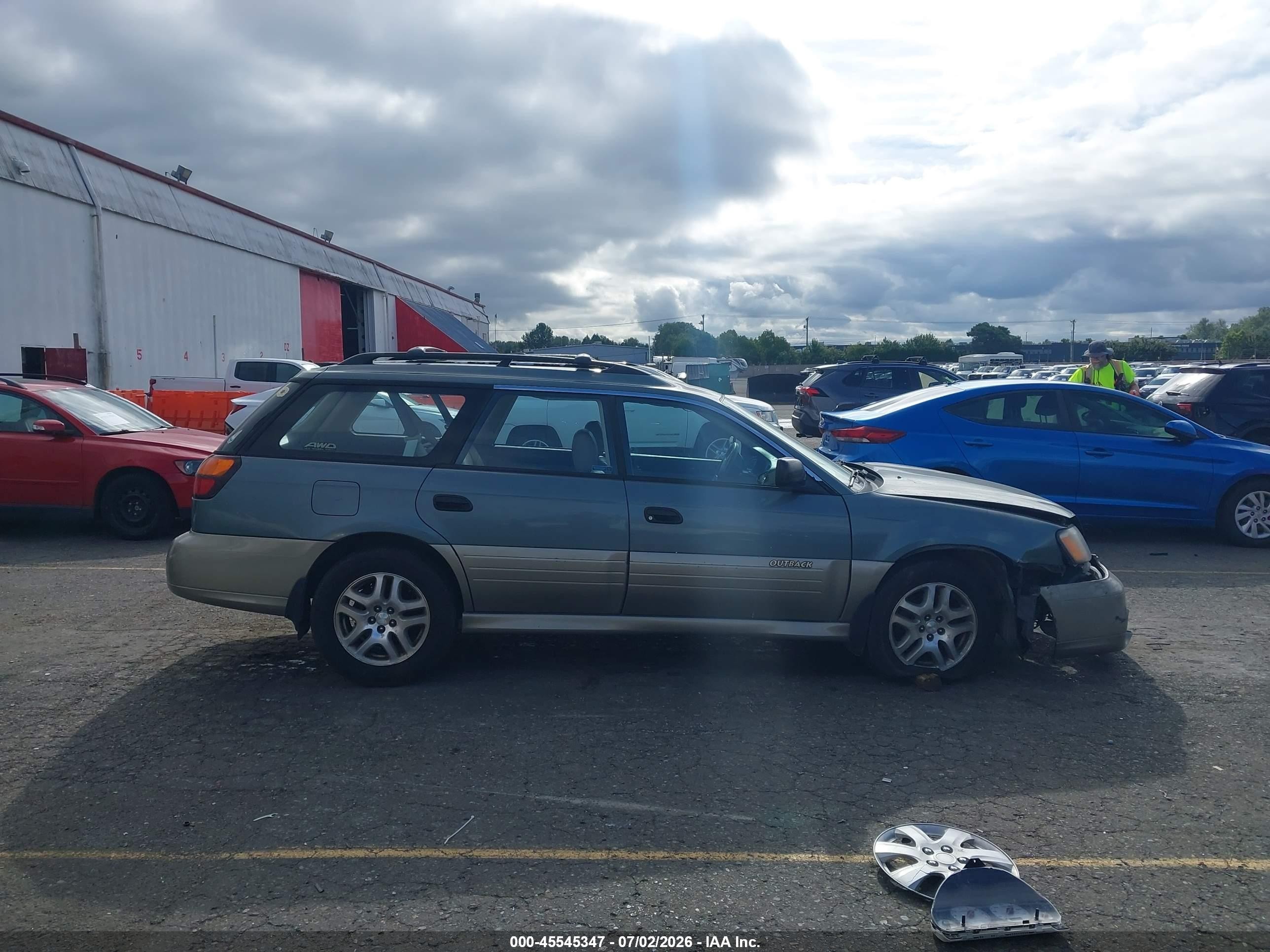 2001 Subaru Outback   Pewter vin: 4S3BH665817624824