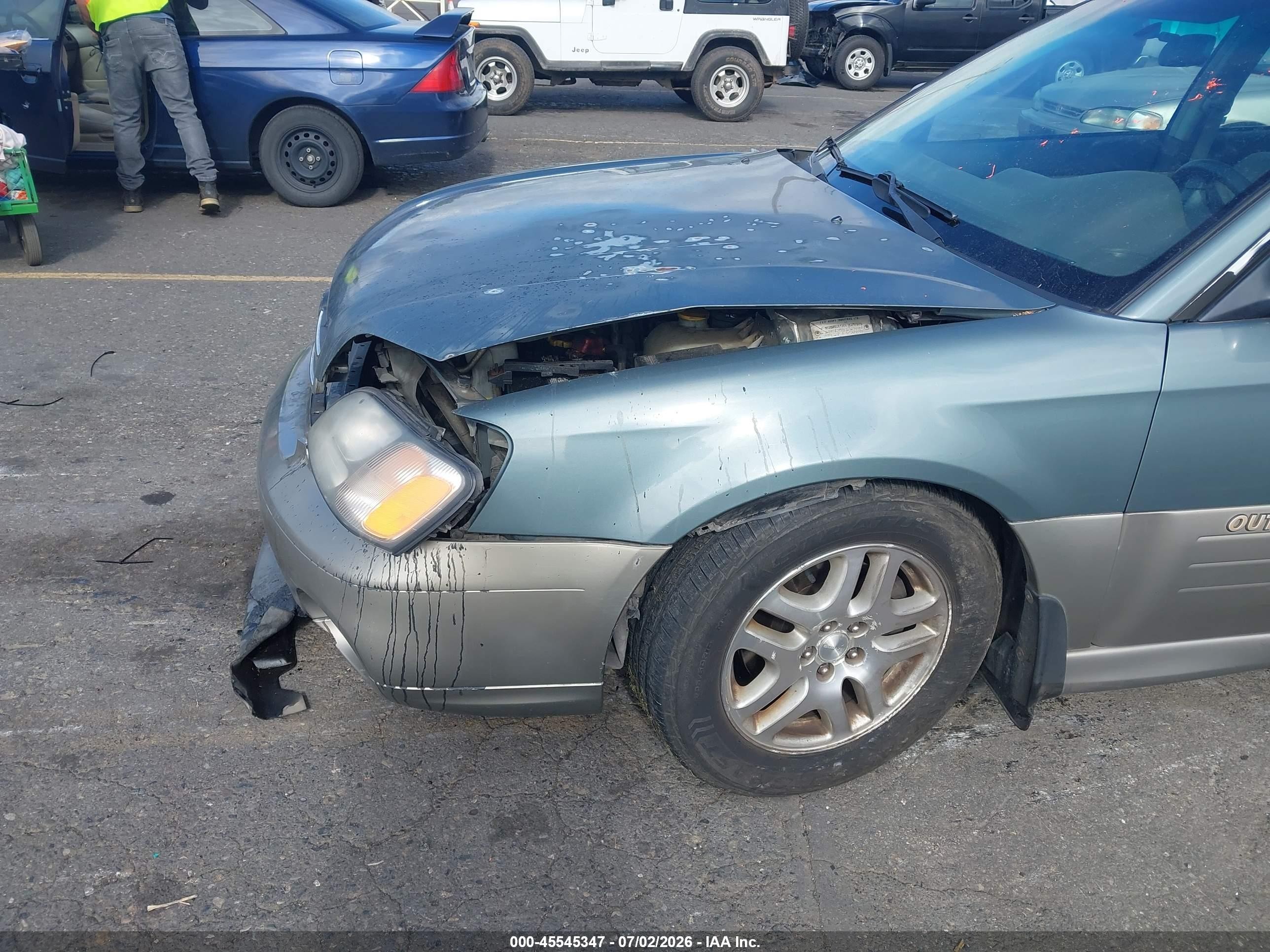 2001 Subaru Outback   Pewter vin: 4S3BH665817624824