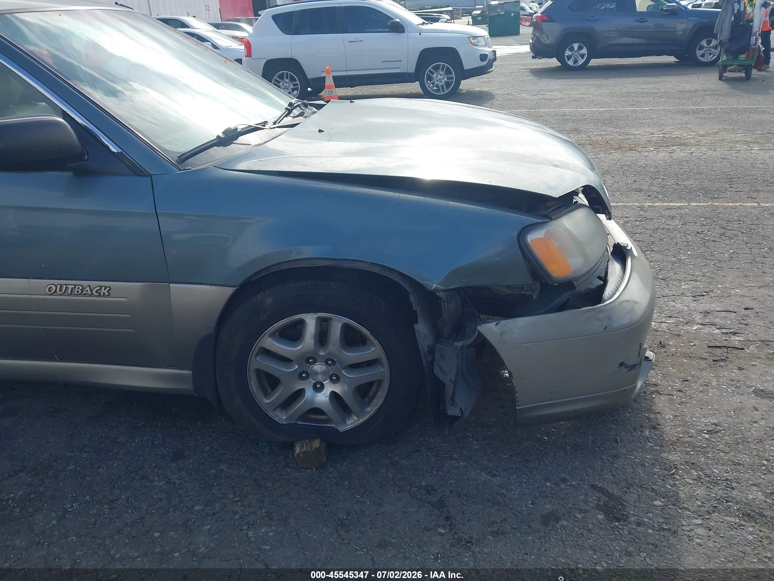 2001 Subaru Outback   Pewter vin: 4S3BH665817624824