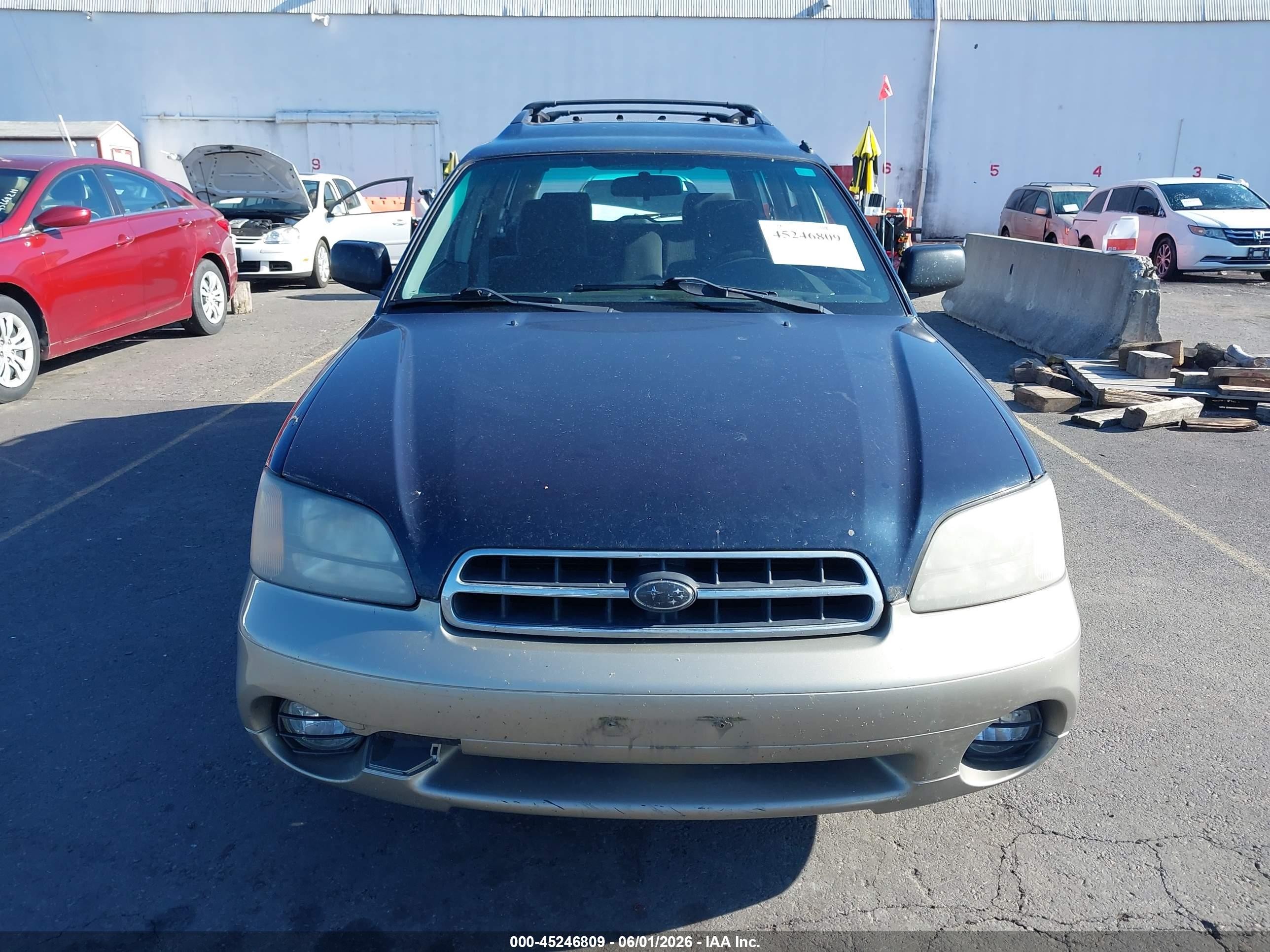 2001 Subaru Outback   Dark Blue vin: 4S3BH665817626671