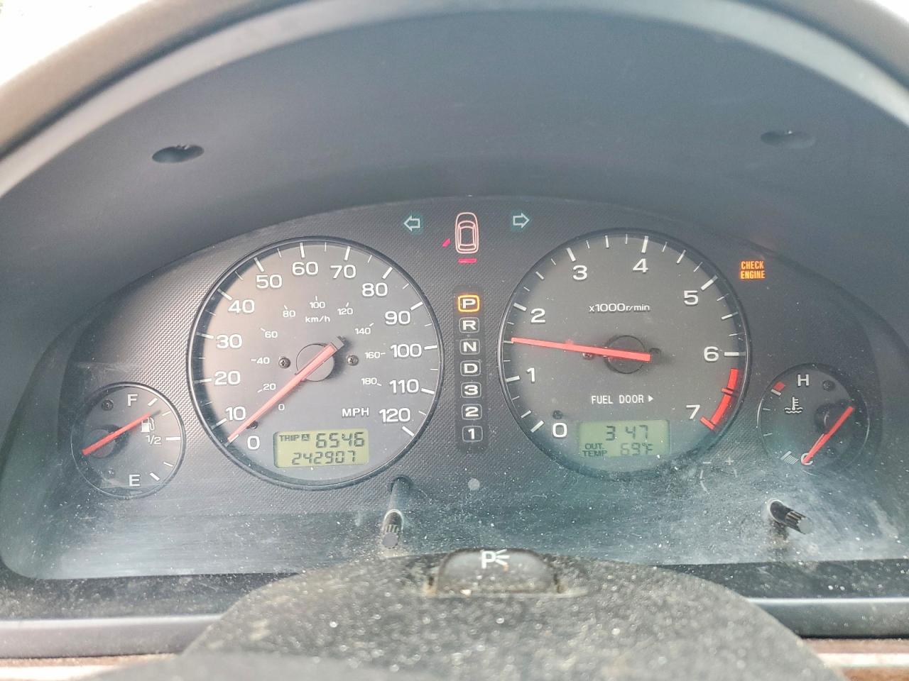 2002 Subaru Legacy Outback Green vin: 4S3BH665827652625