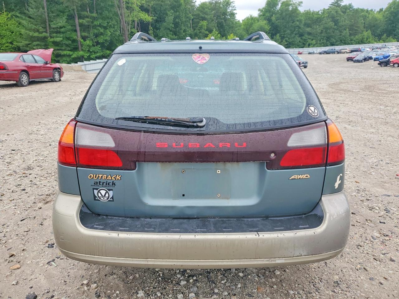 2002 Subaru Legacy Outback Green vin: 4S3BH665827652625