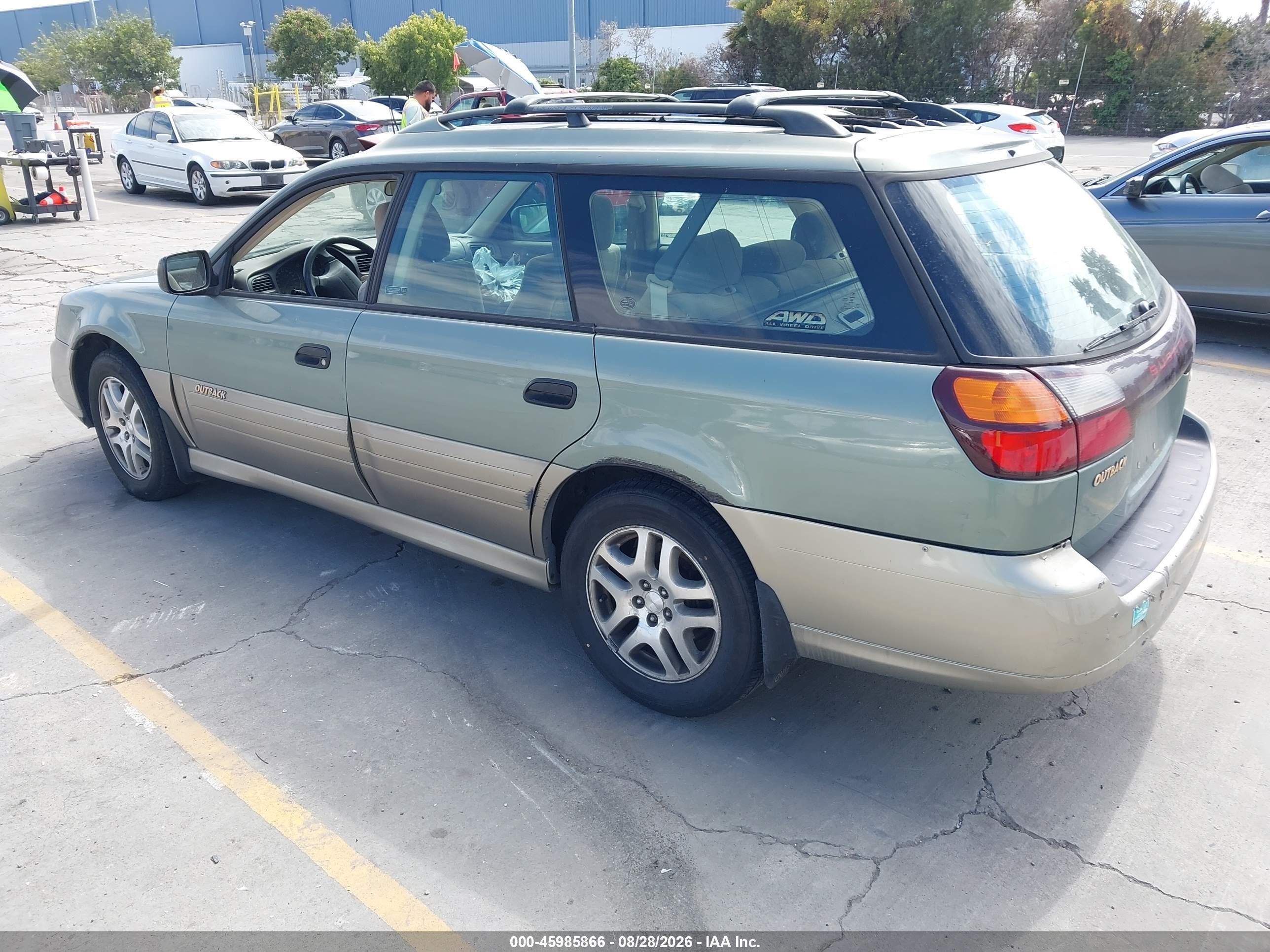 2003 Subaru Outback   Green vin: 4S3BH665937639853