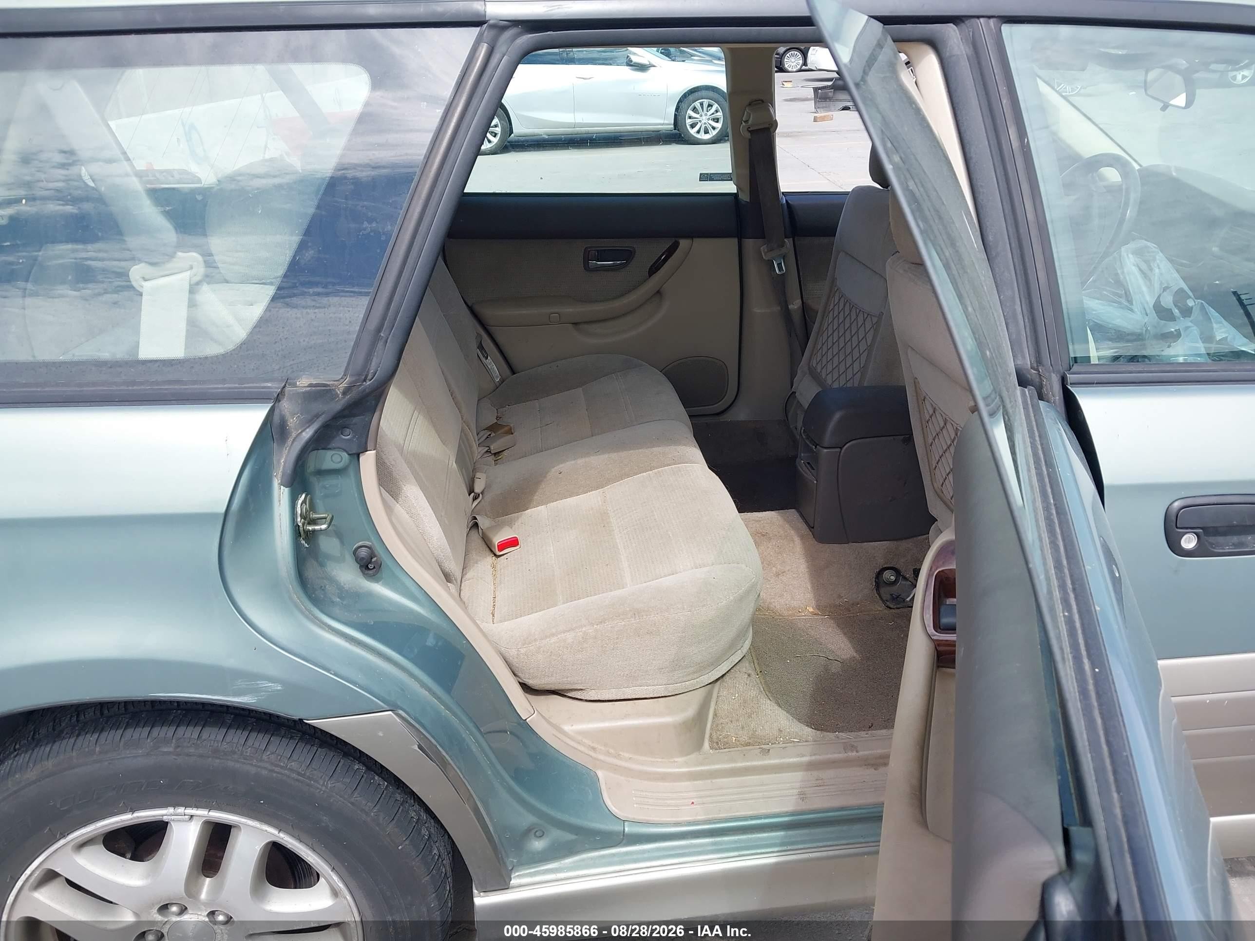 2003 Subaru Outback   Green vin: 4S3BH665937639853
