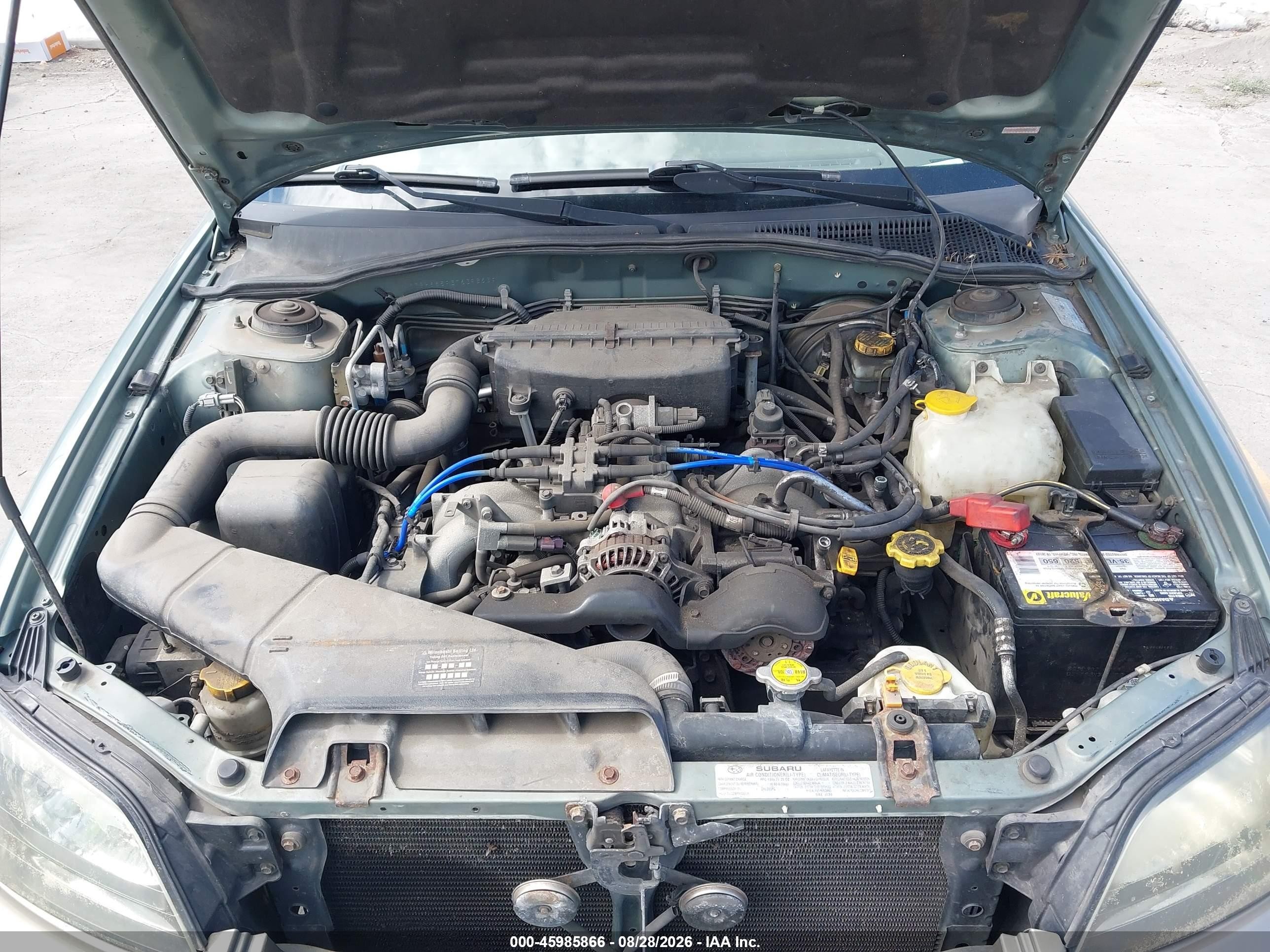 2003 Subaru Outback   Green vin: 4S3BH665937639853