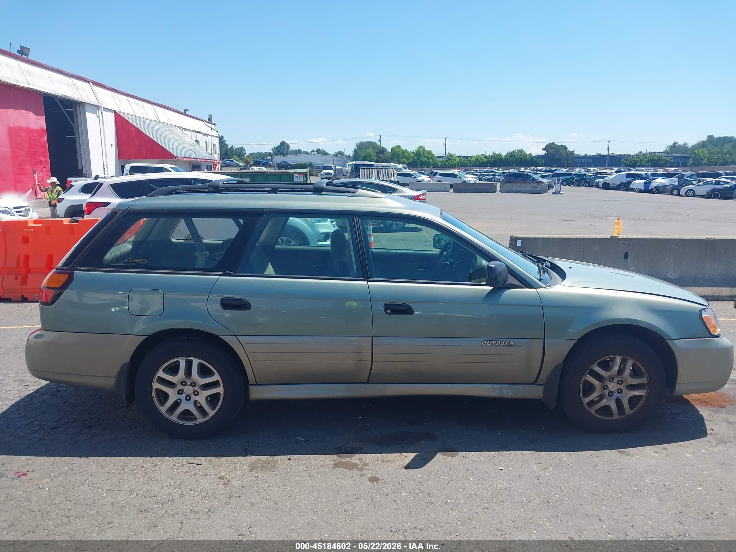 2003 Subaru Outback   Green vin: 4S3BH665X37649159