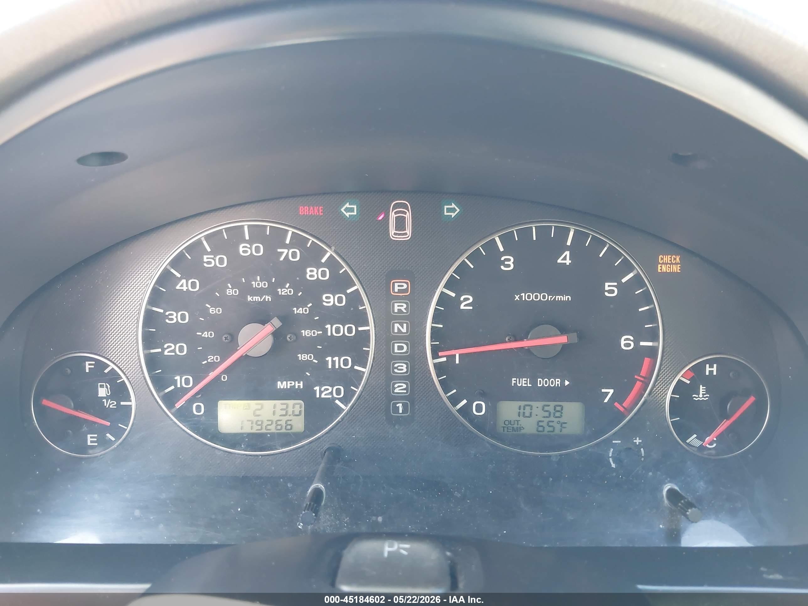 2003 Subaru Outback   Green vin: 4S3BH665X37649159