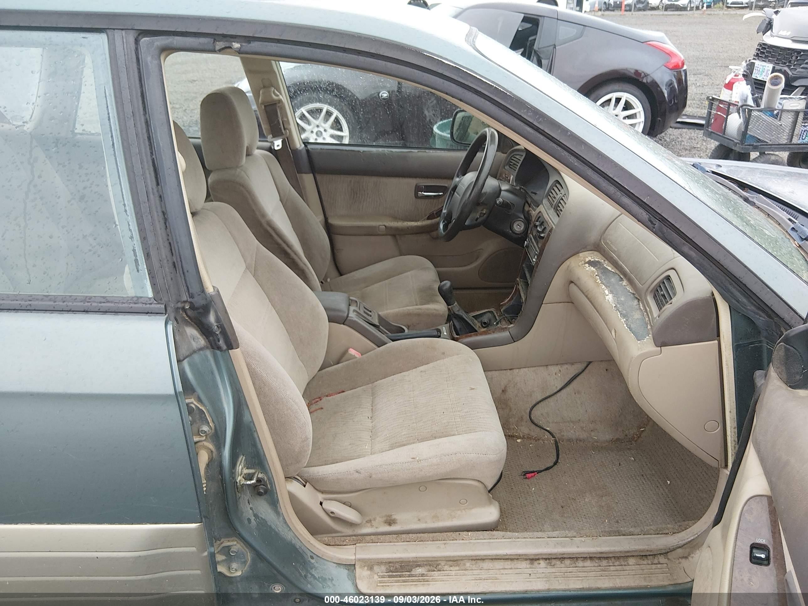 2000 Subaru Outback   Green vin: 4S3BH665XY6661566