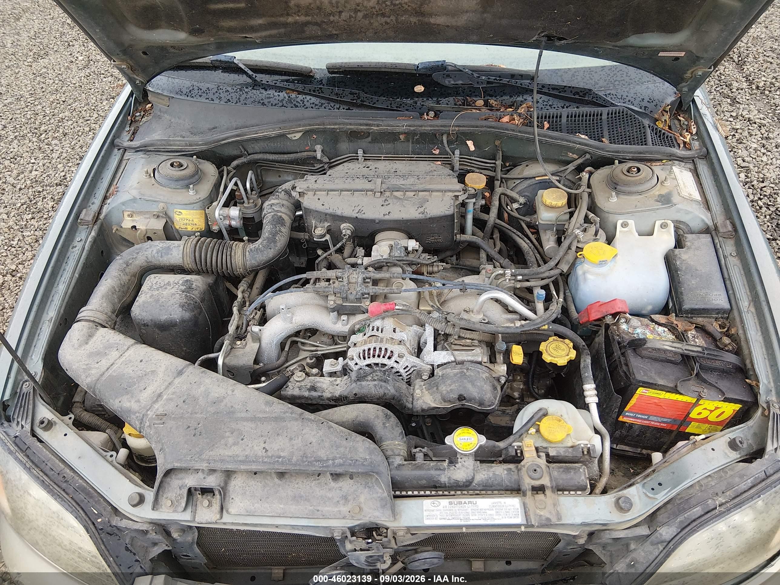 2000 Subaru Outback   Green vin: 4S3BH665XY6661566