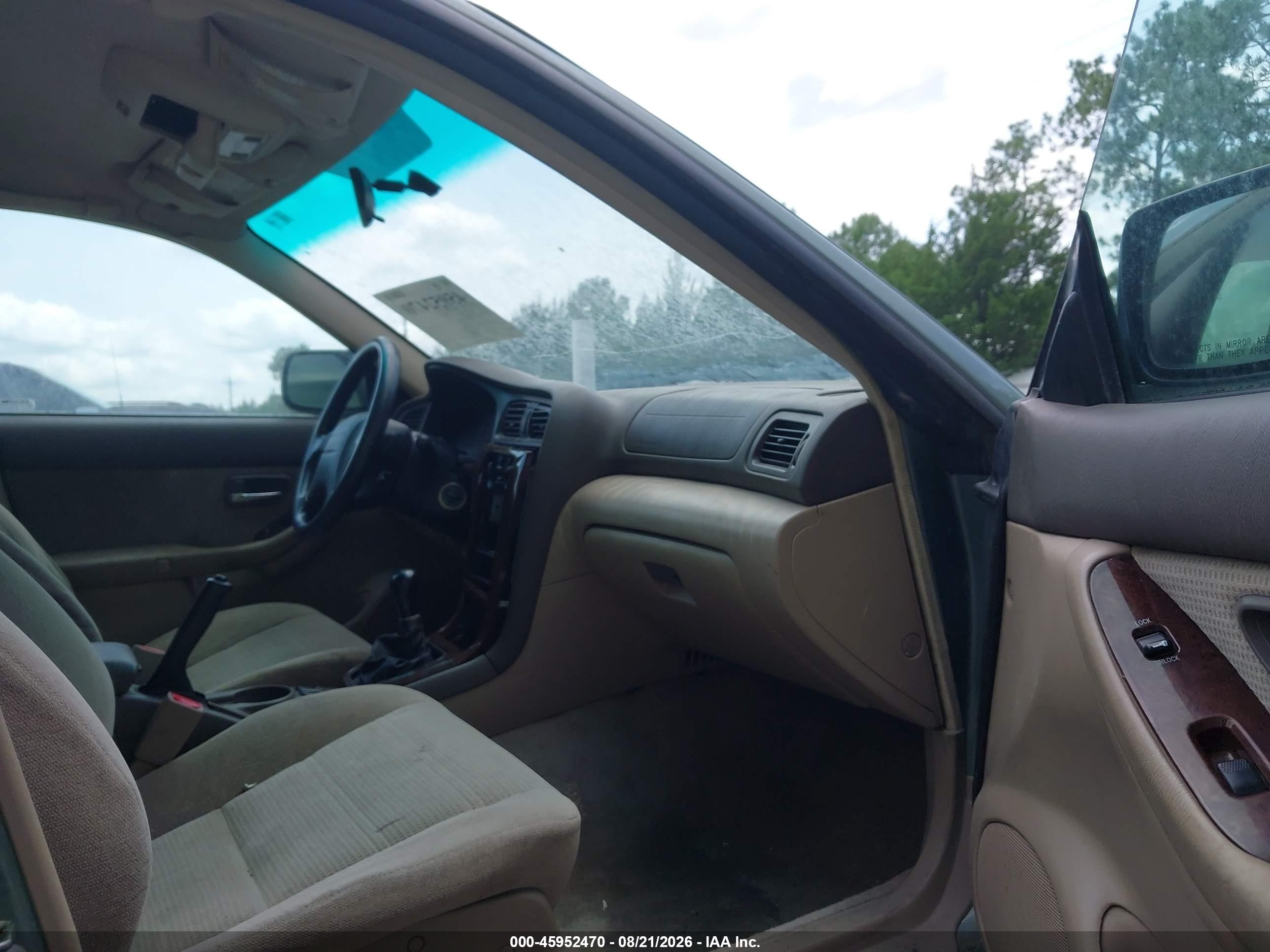 2003 Subaru Outback Green vin: 4S3BH675036655895