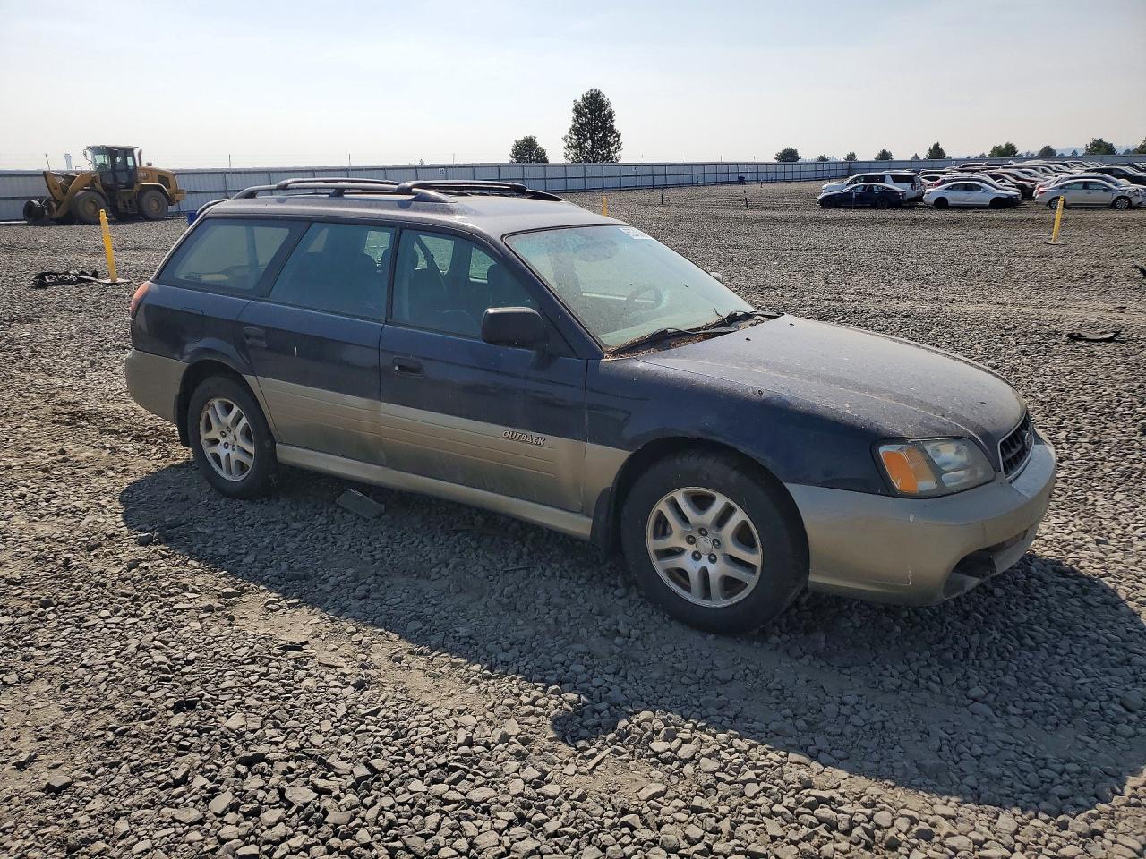 2003 Subaru Legacy Outback Awp Blue vin: 4S3BH675037621286