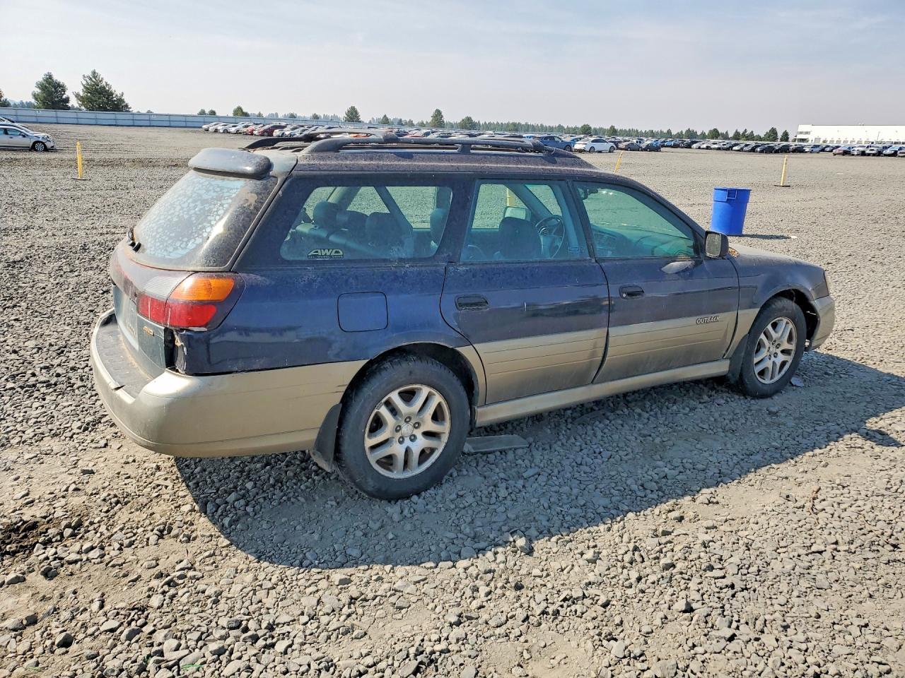 2003 Subaru Legacy Outback Awp Blue vin: 4S3BH675037621286