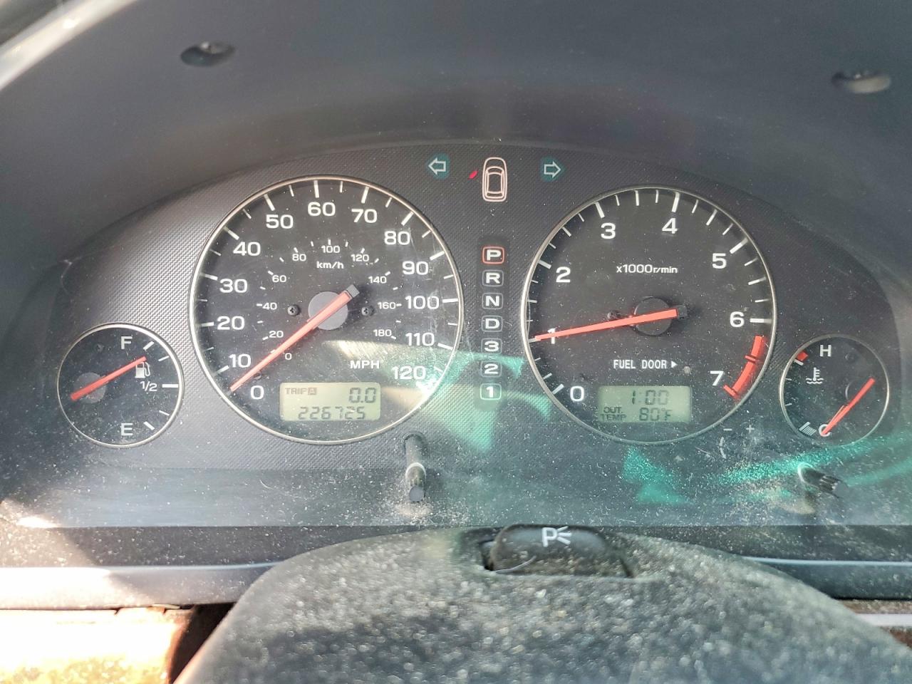 2003 Subaru Legacy Outback Awp Blue vin: 4S3BH675037621286