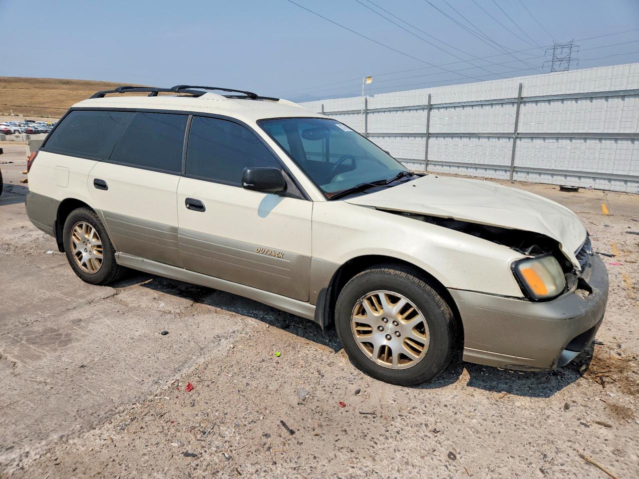 2003 Subaru Legacy Outback Awp White vin: 4S3BH675037627234