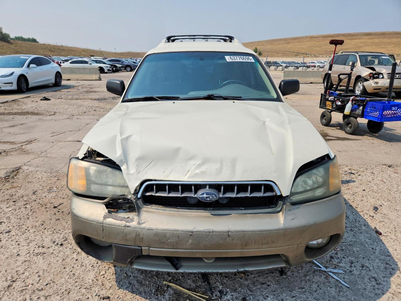 2003 Subaru Legacy Outback Awp White vin: 4S3BH675037627234