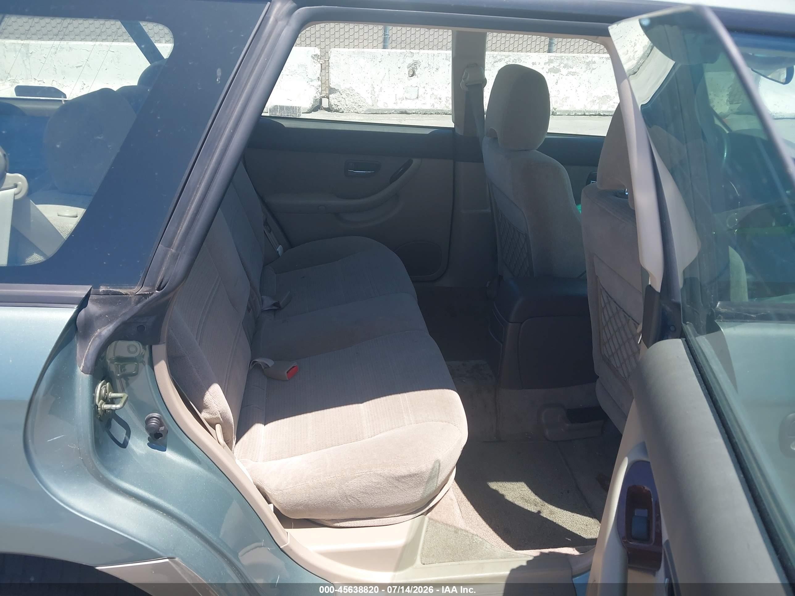 2003 Subaru Outback   Green vin: 4S3BH675037652666