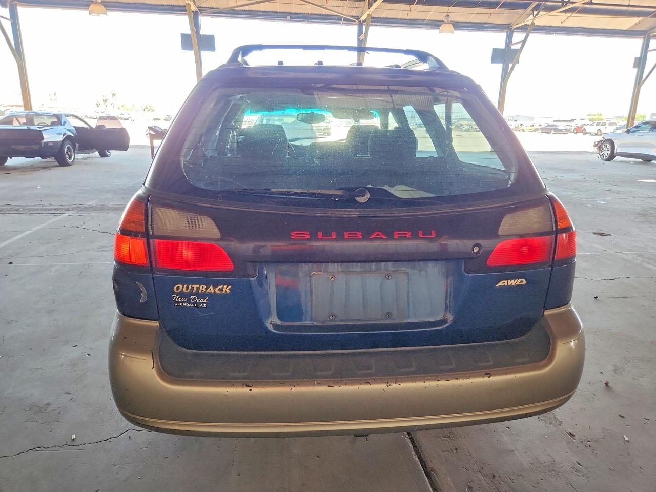 2003 Subaru Legacy Outback Awp Blue vin: 4S3BH675037657401