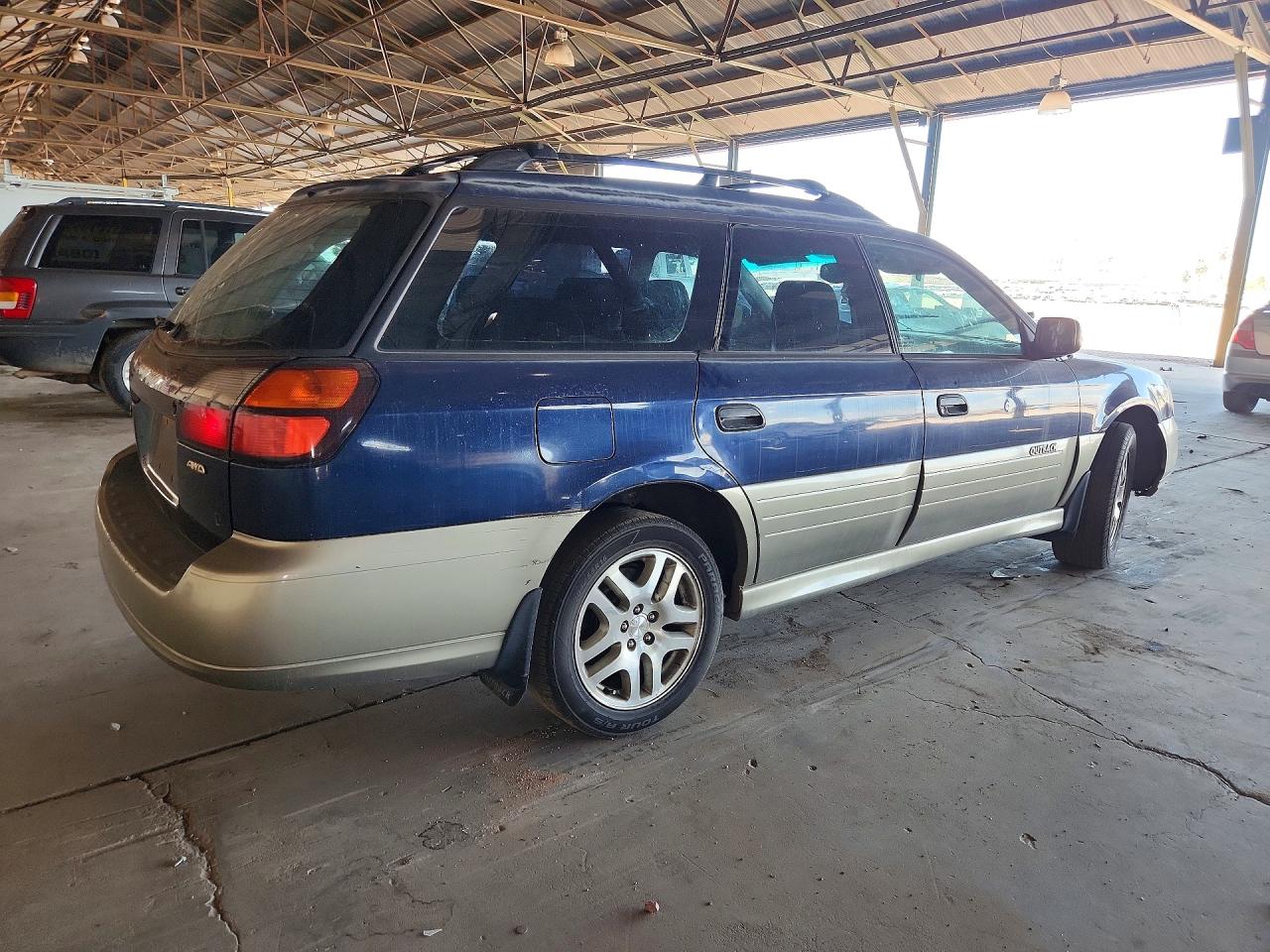 2003 Subaru Legacy Outback Awp Blue vin: 4S3BH675037657401