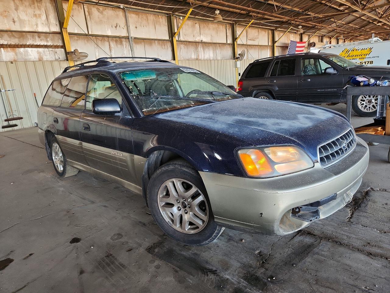2003 Subaru Legacy Outback Awp Blue vin: 4S3BH675037657401
