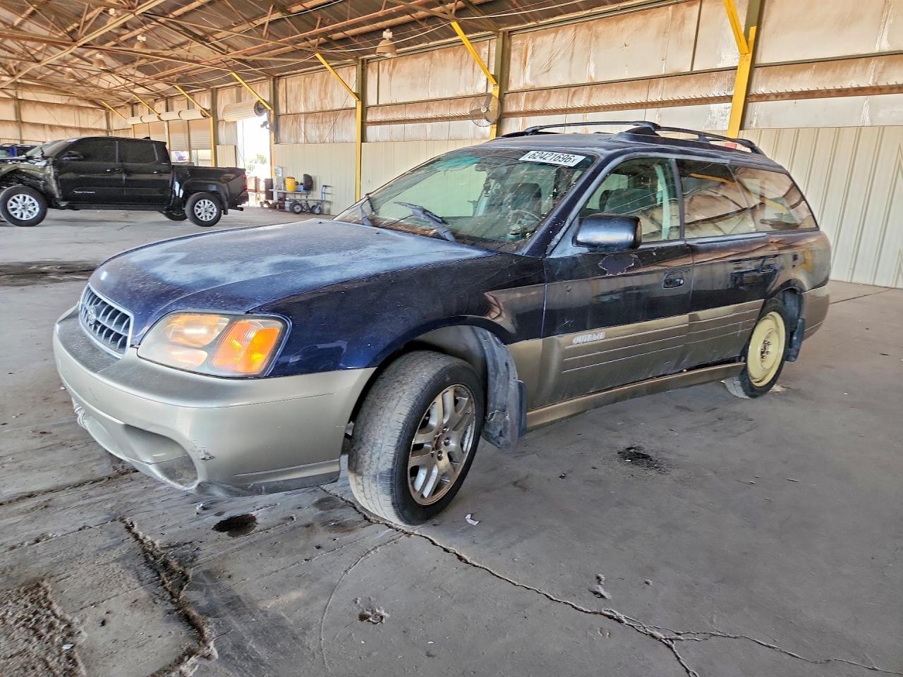 2003 Subaru Legacy Outback Awp Blue vin: 4S3BH675037657401