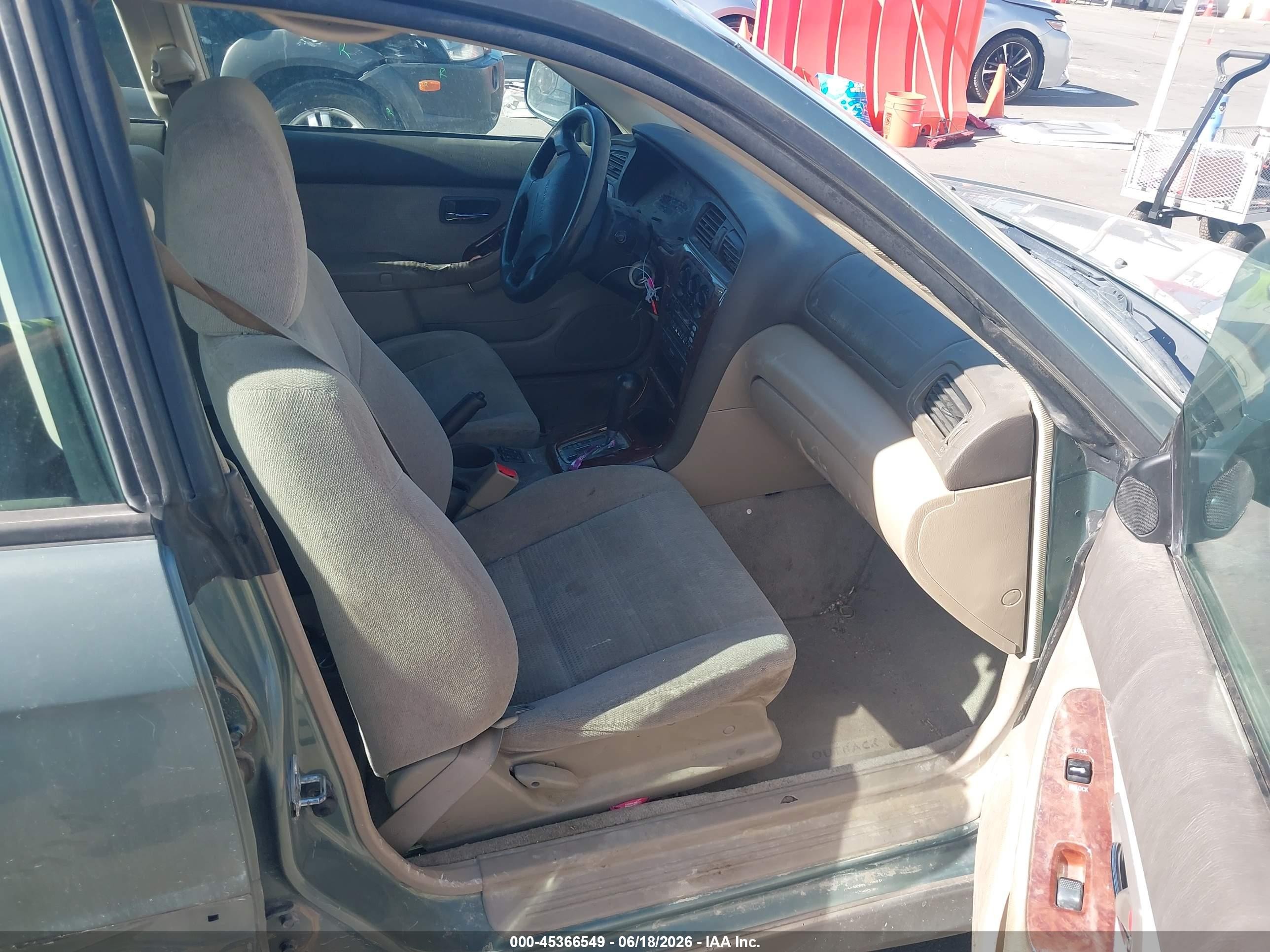 2004 Subaru Outback   Green vin: 4S3BH675047605865