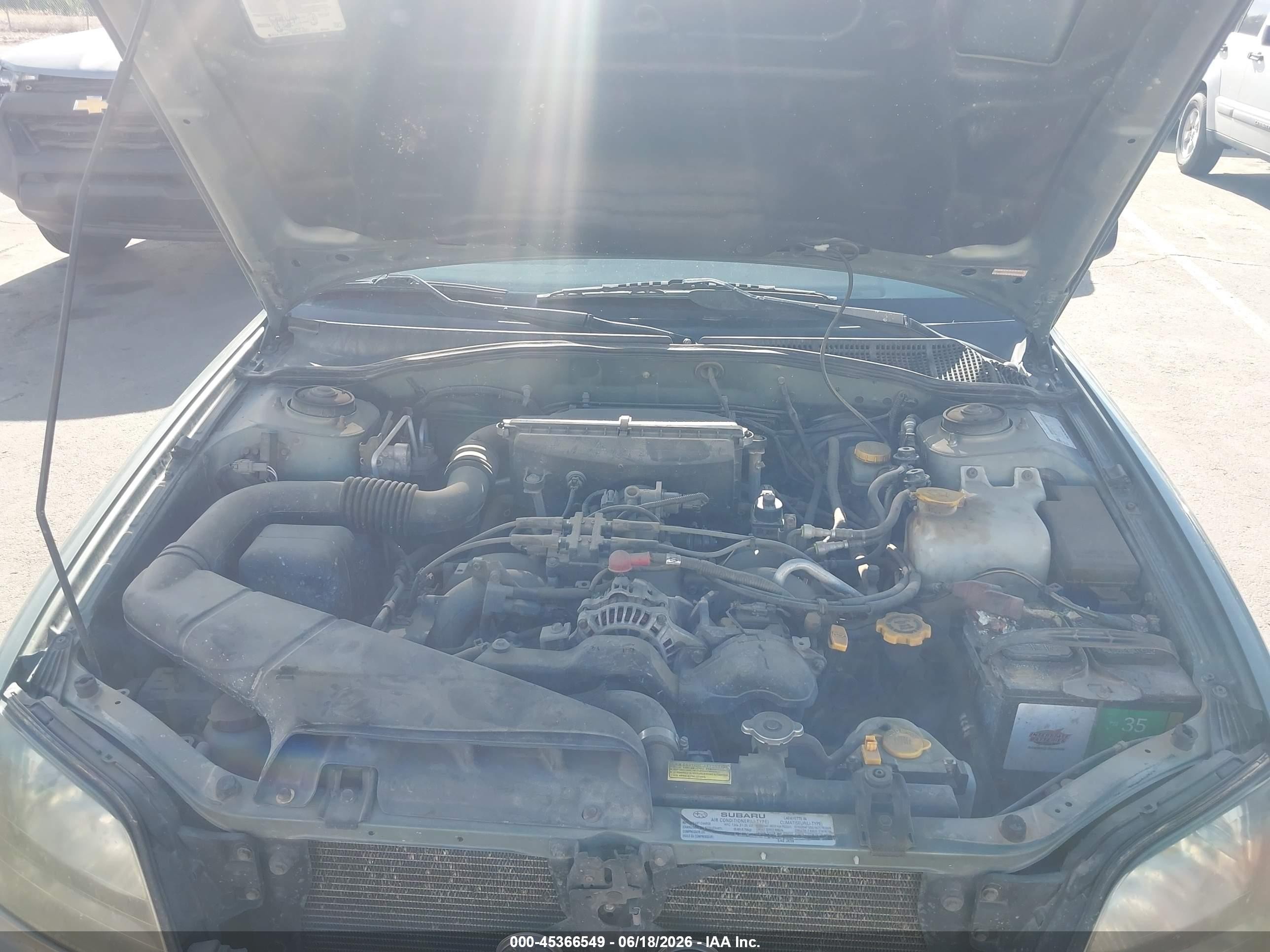 2004 Subaru Outback   Green vin: 4S3BH675047605865