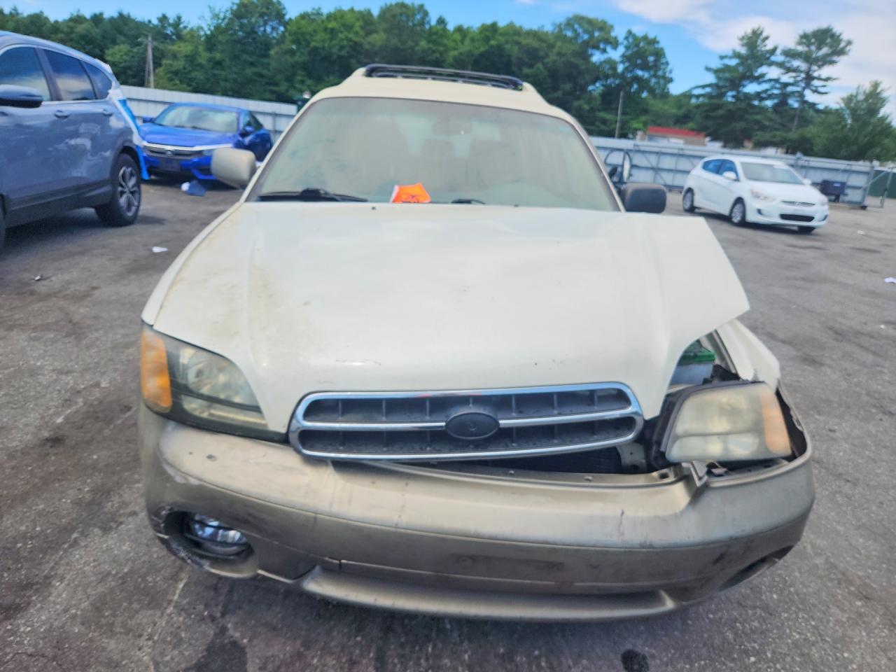2002 Subaru Legacy Outback Awp Белый vin: 4S3BH675127665151