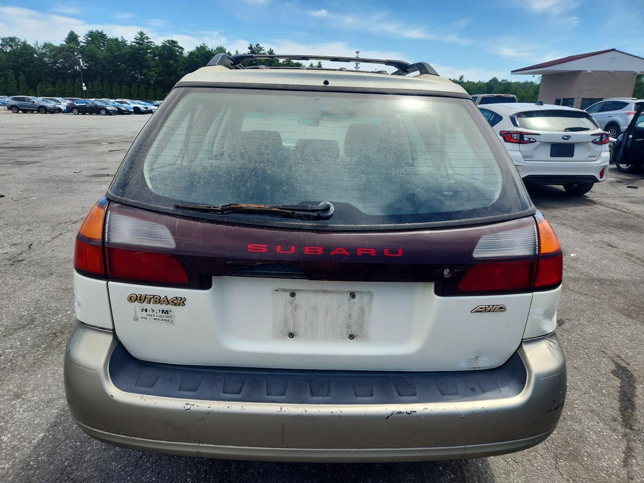2002 Subaru Legacy Outback Awp Белый vin: 4S3BH675127665151