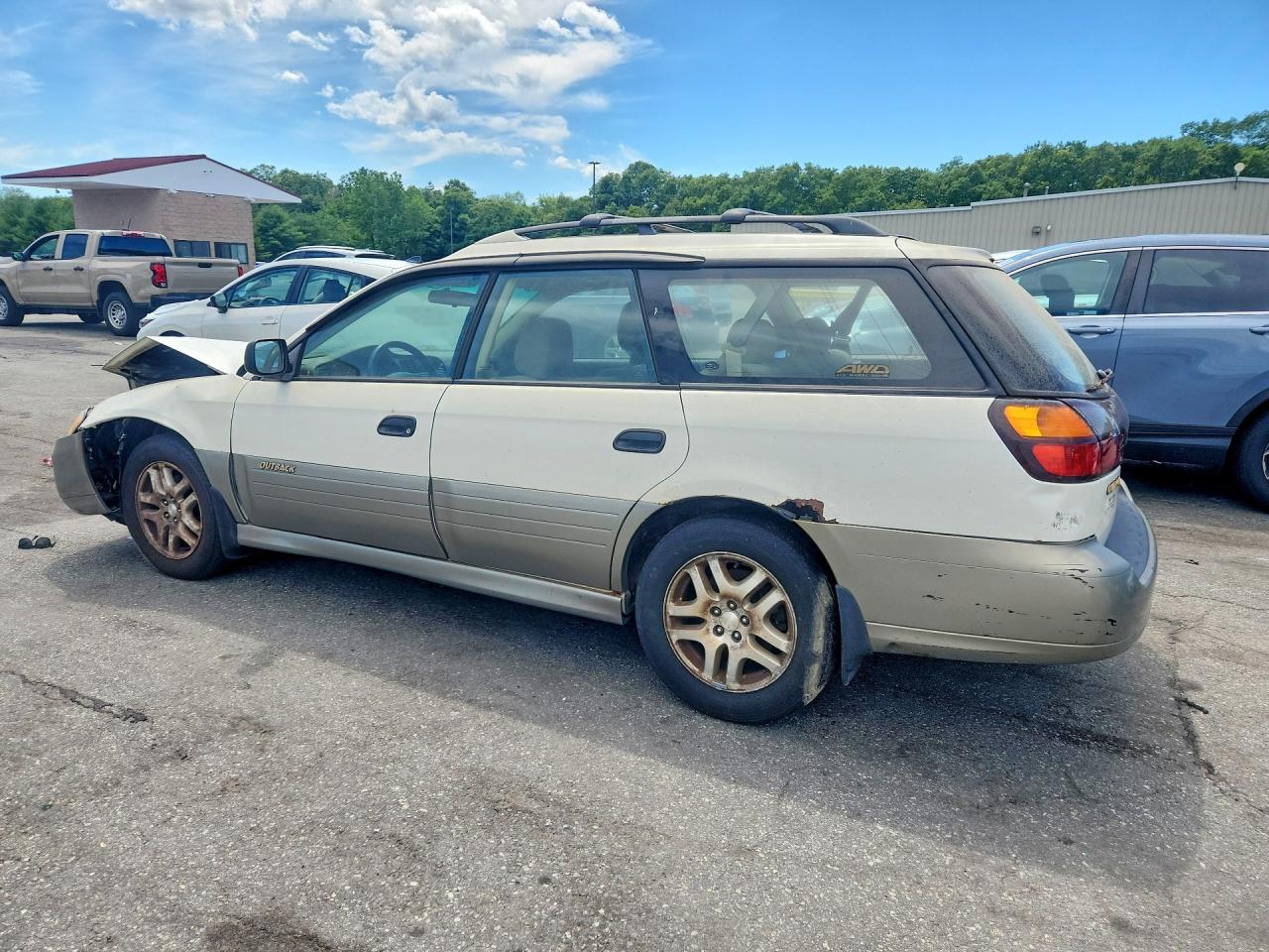 2002 Subaru Legacy Outback Awp Белый vin: 4S3BH675127665151