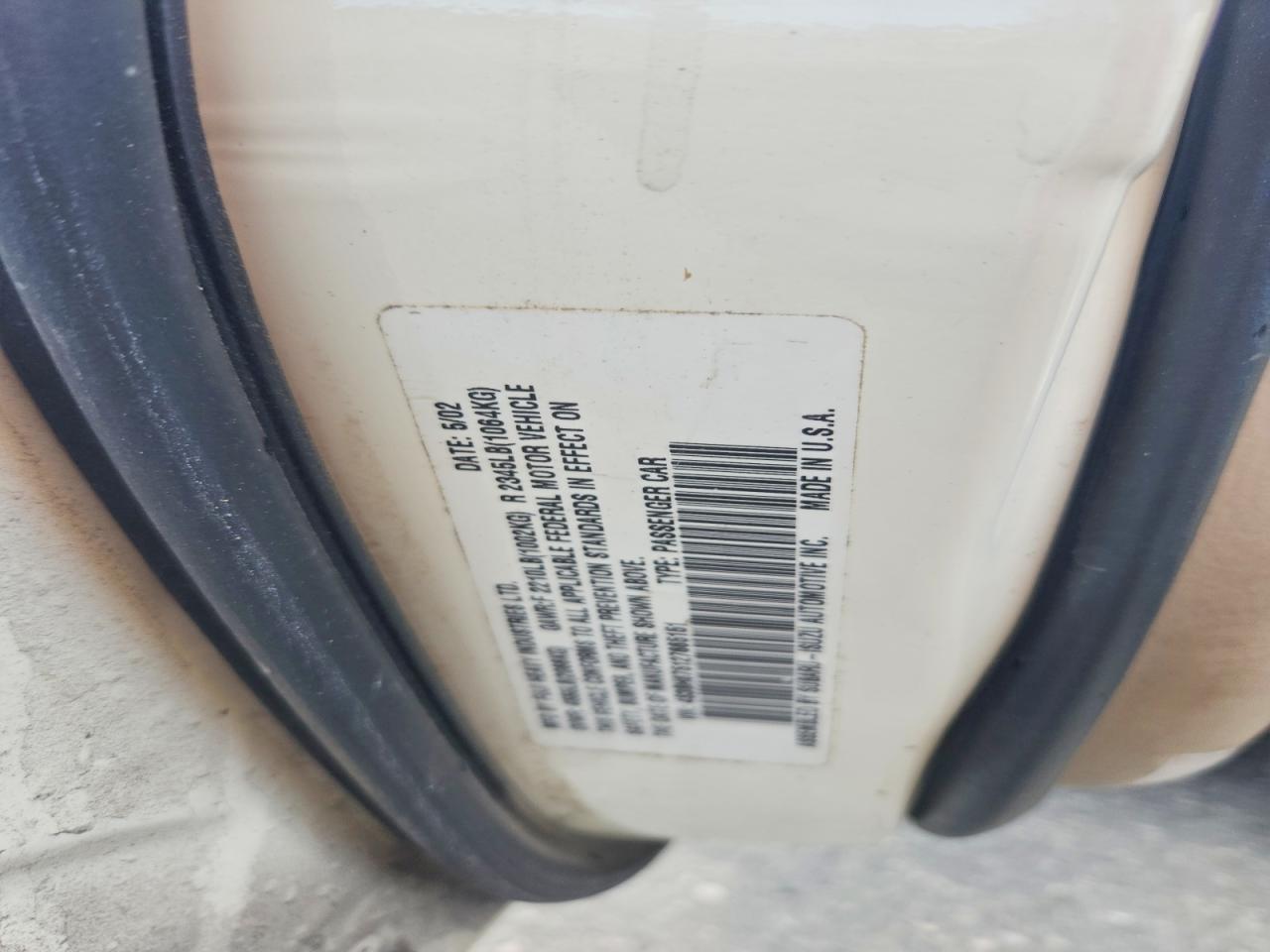 2002 Subaru Legacy Outback Awp Белый vin: 4S3BH675127665151