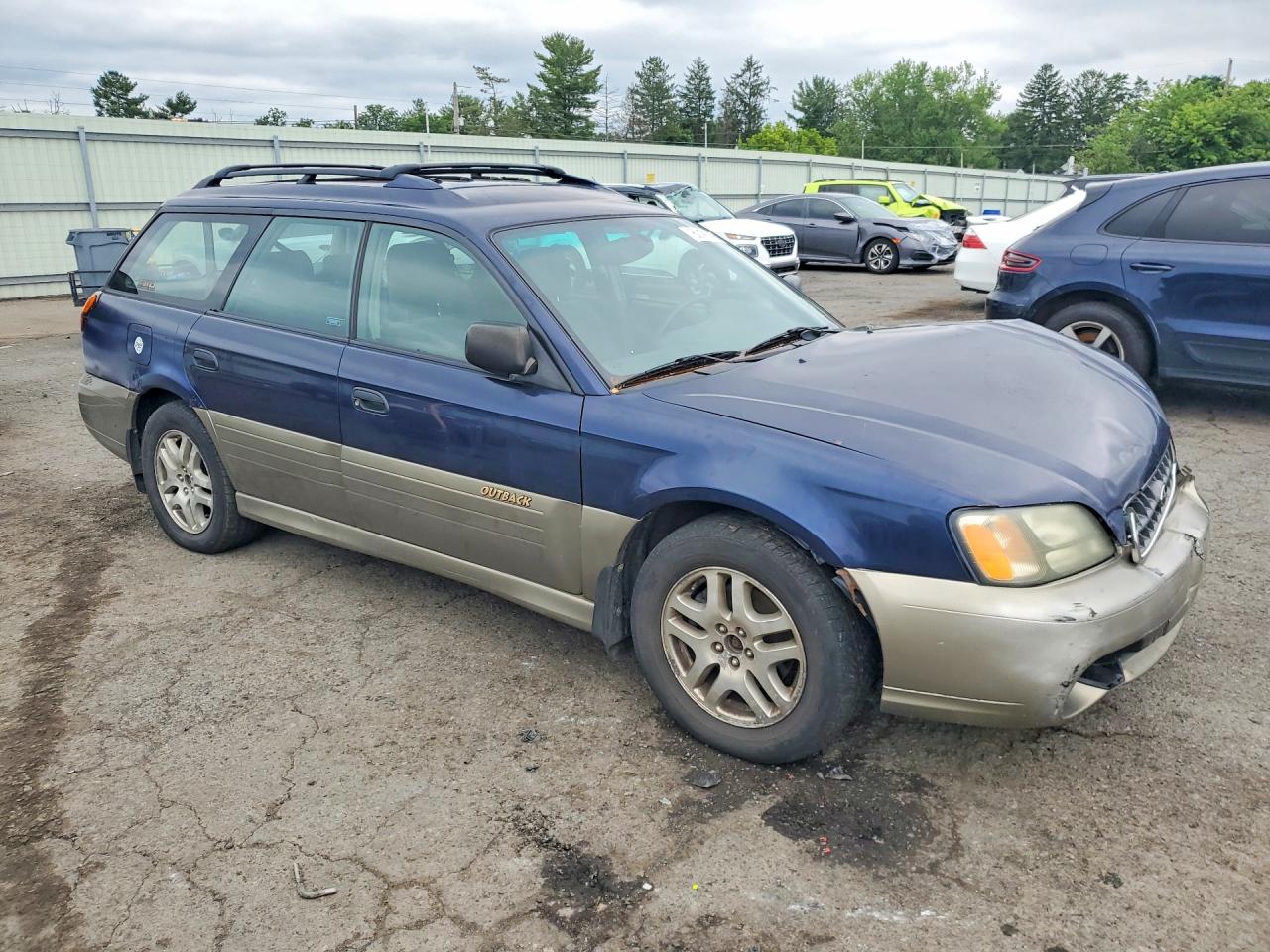 2003 Subaru Legacy Outback Awp Blue vin: 4S3BH675137656967
