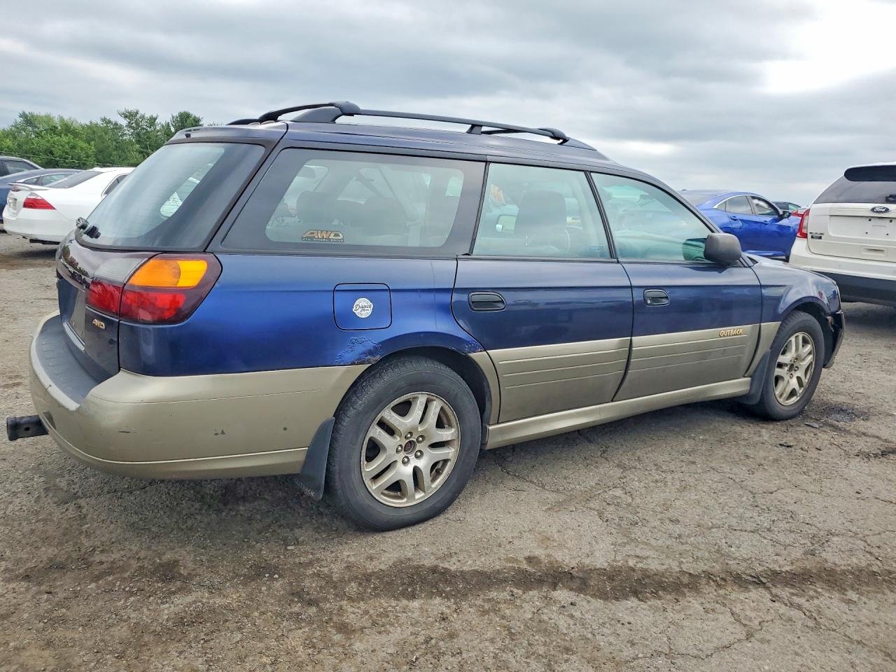 2003 Subaru Legacy Outback Awp Blue vin: 4S3BH675137656967