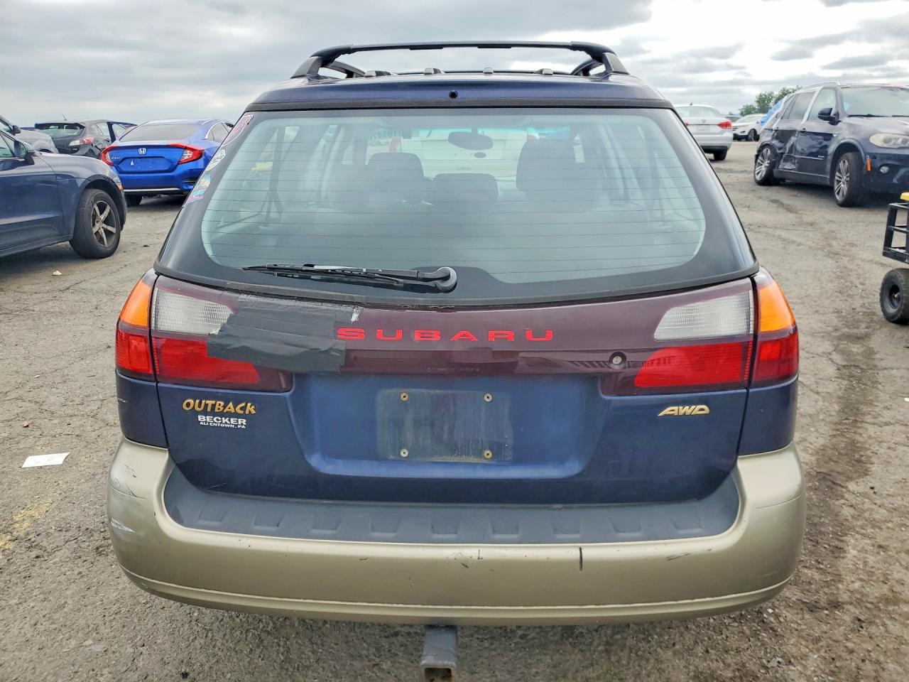 2003 Subaru Legacy Outback Awp Blue vin: 4S3BH675137656967