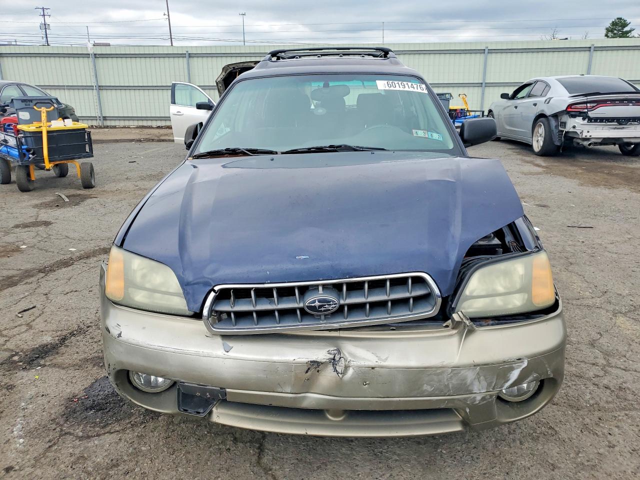 2003 Subaru Legacy Outback Awp Blue vin: 4S3BH675137656967