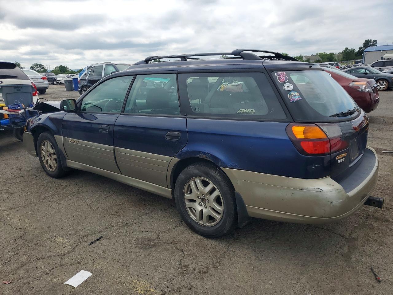 2003 Subaru Legacy Outback Awp Blue vin: 4S3BH675137656967