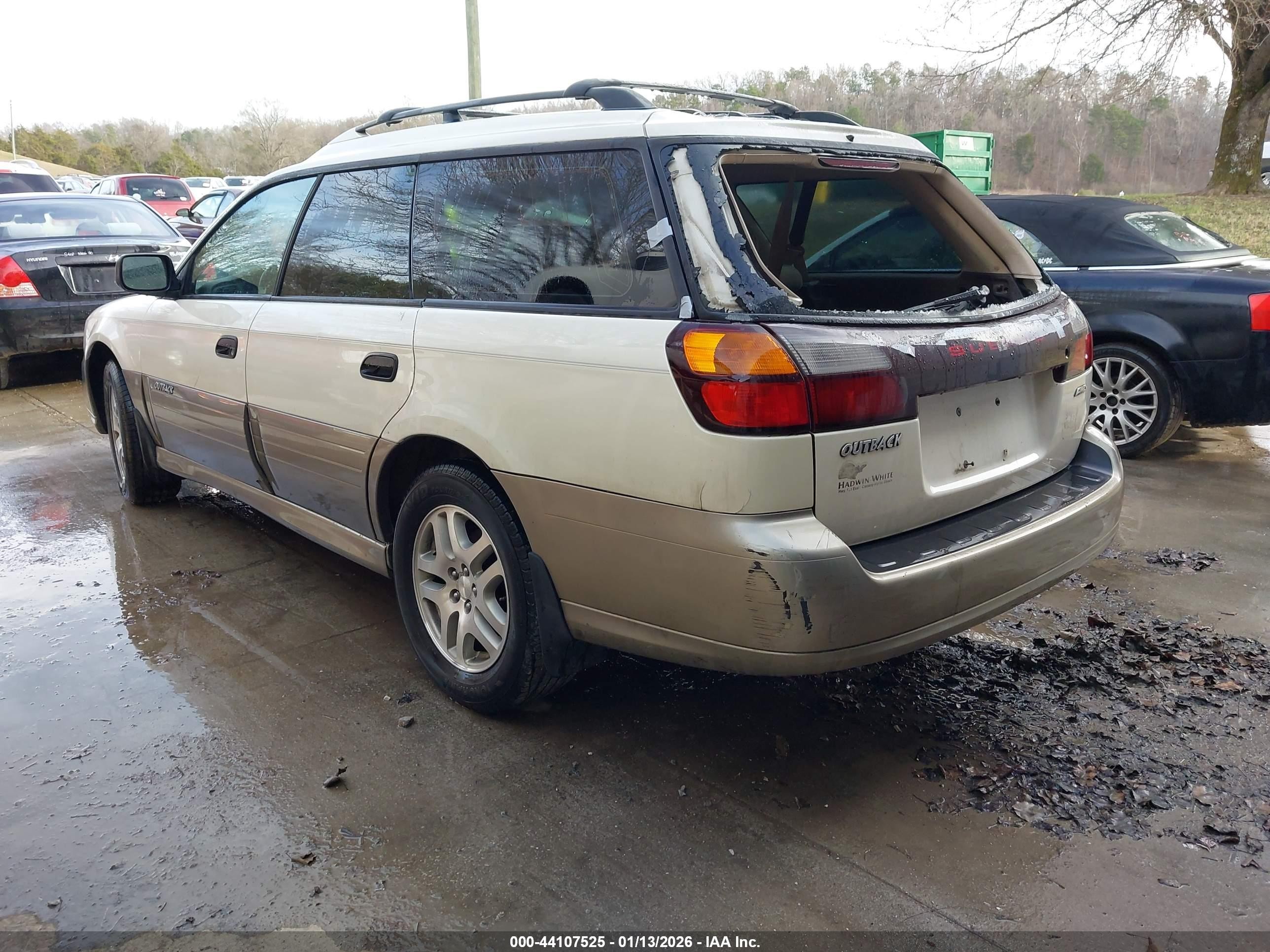2004 Subaru Outback   White vin: 4S3BH675147612954